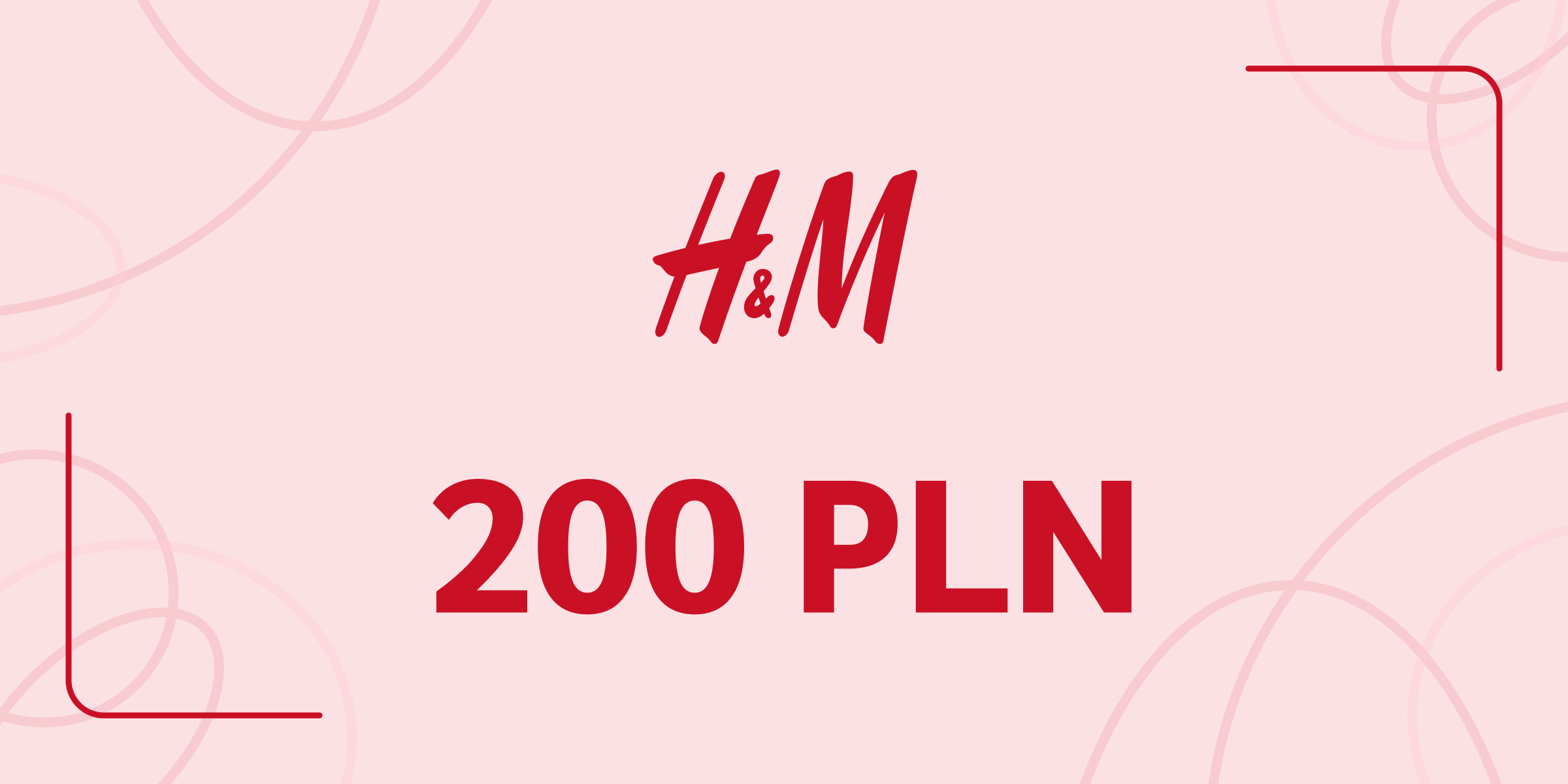 H and M Gift Card 200 PLN