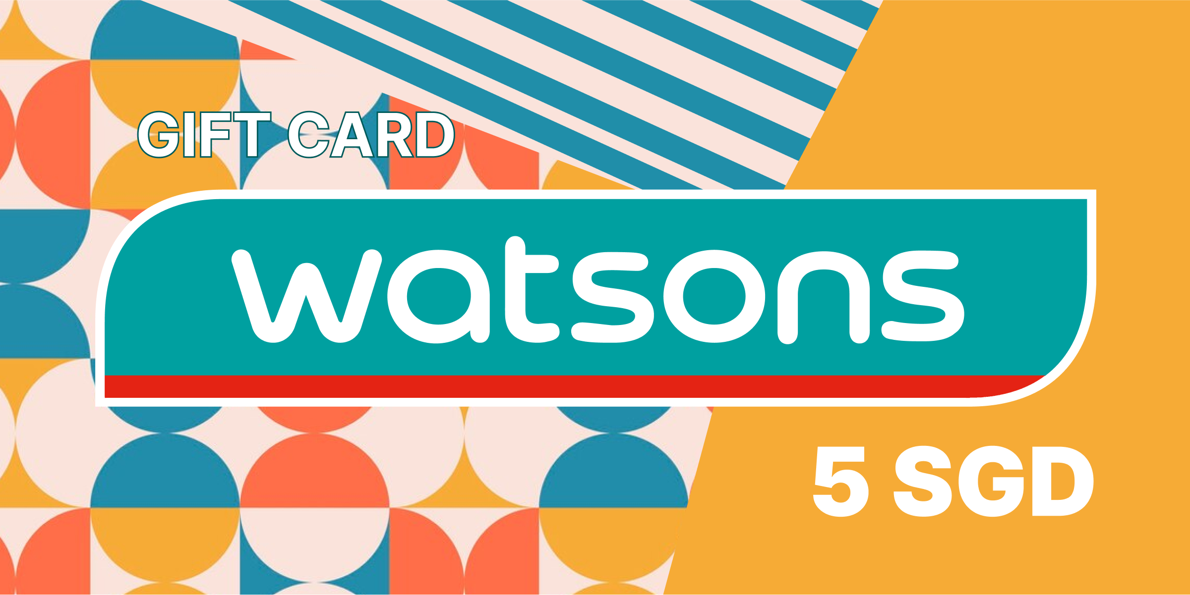 Watsons Gift Card 5 SGD