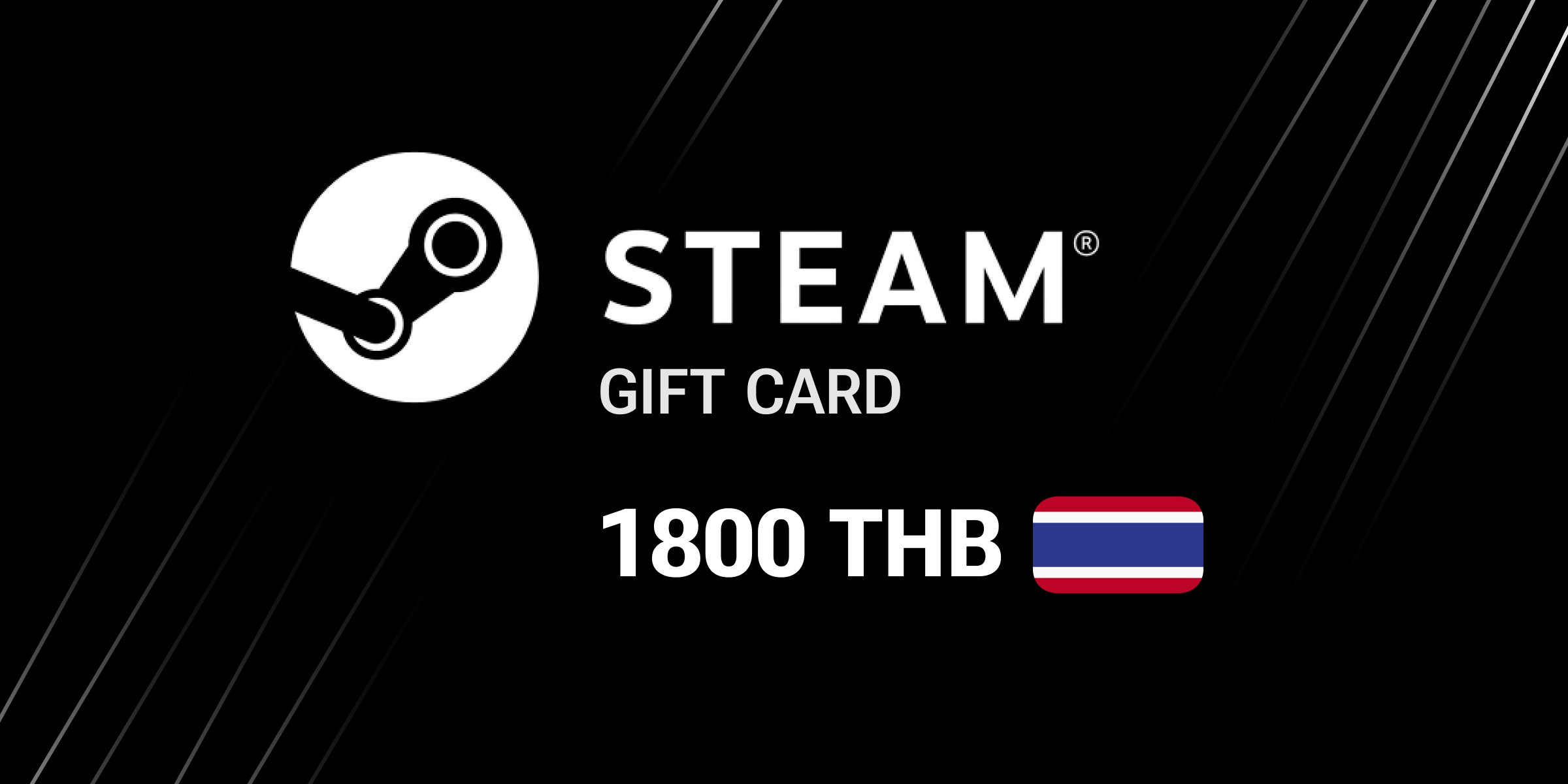 Steam Gift Card 1800 THB