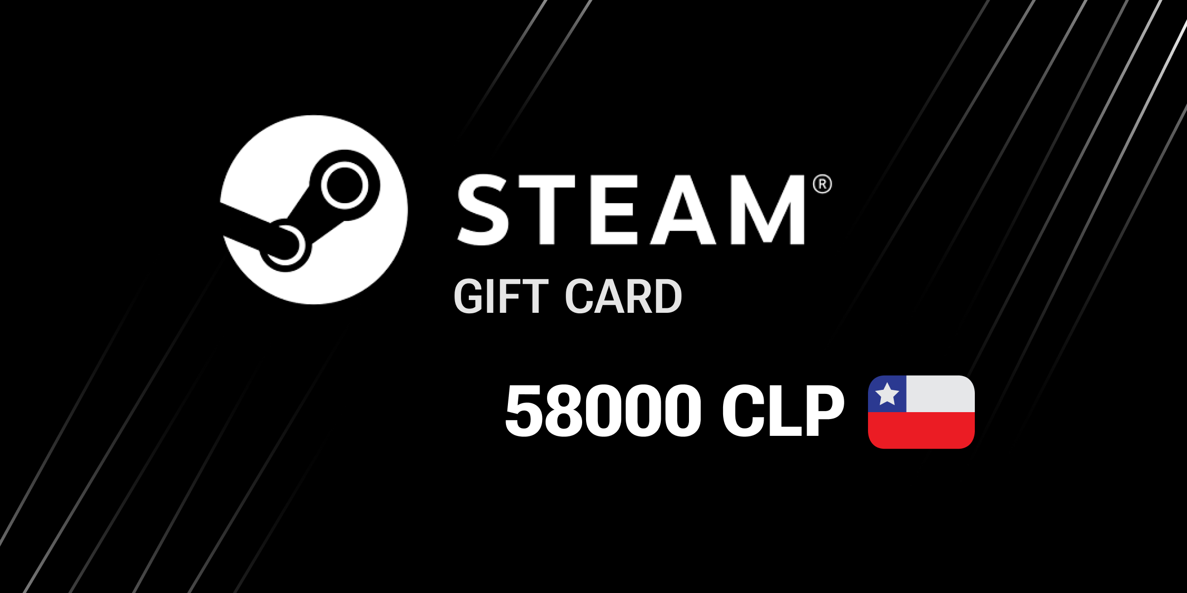 Steam Gift Card 58000 CLP