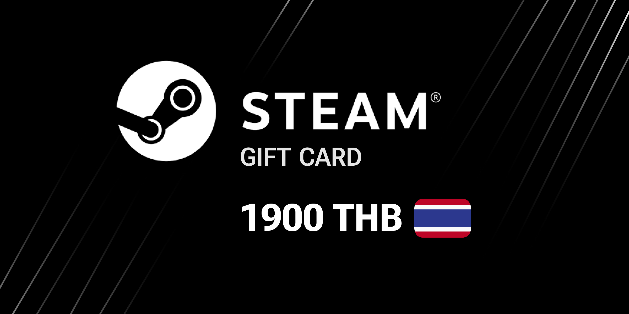 Steam Gift Card 1900 THB