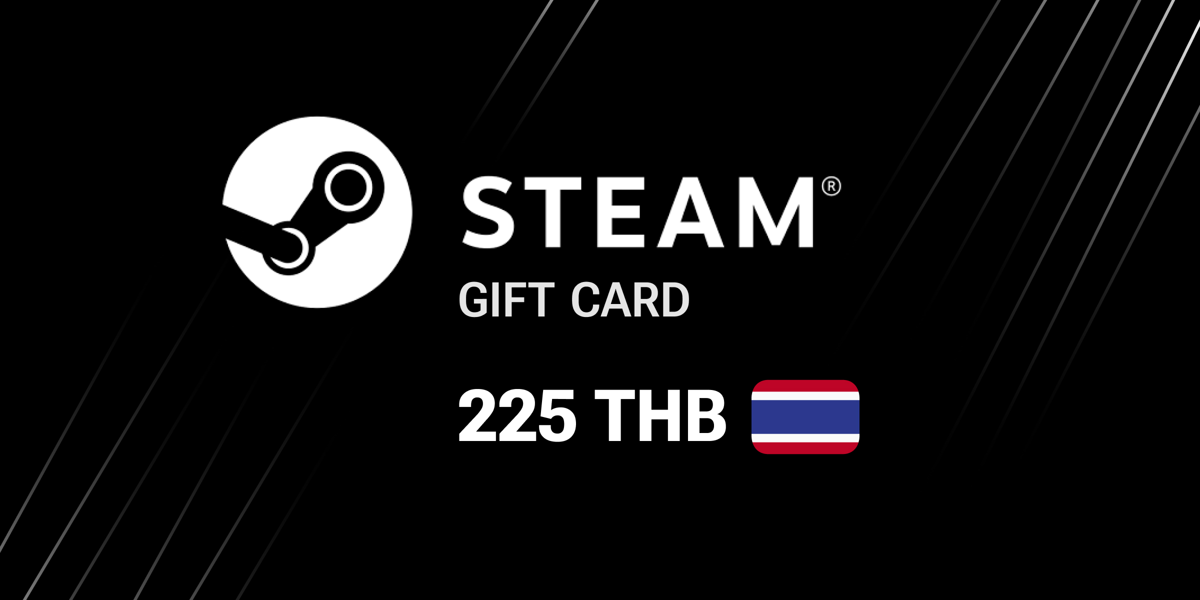 Steam Gift Card 225 THB