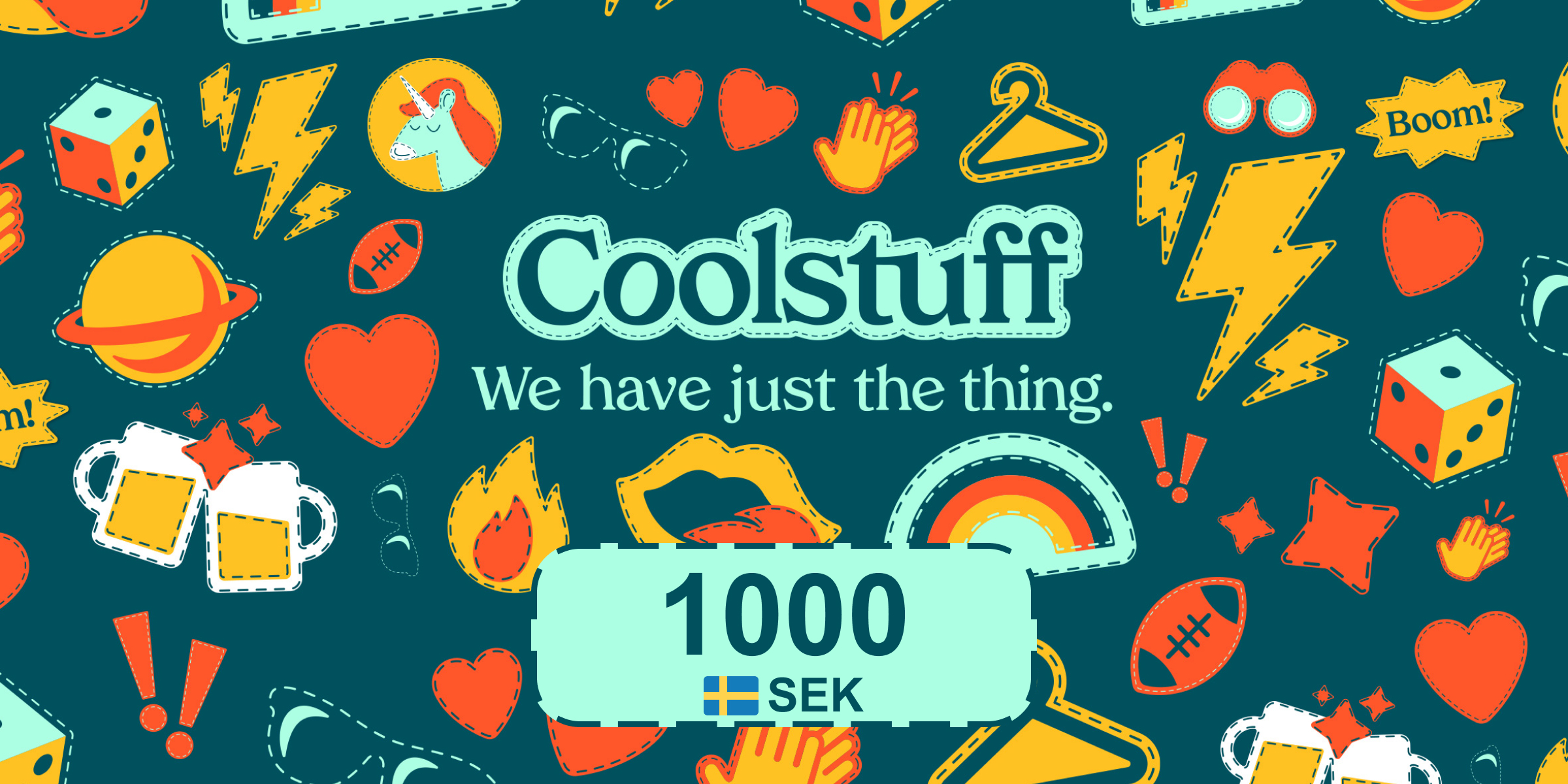 Cool Stuff Gift Card 1000 SEK