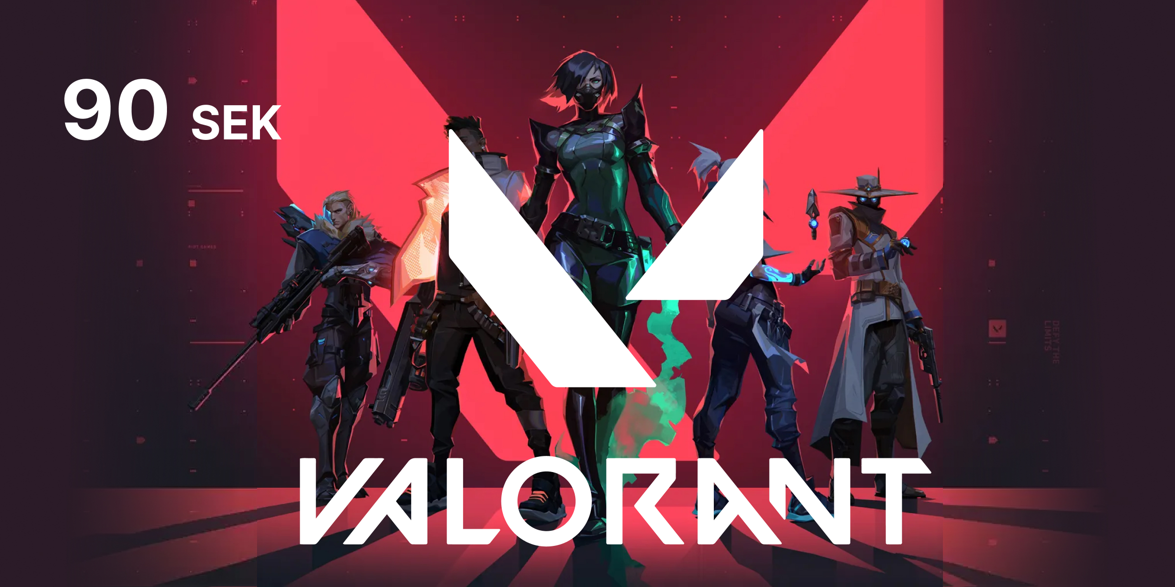 VALORANT Gift Card 90 SEK