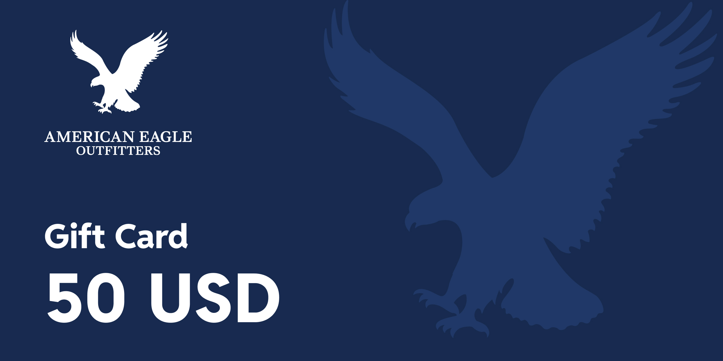 American Eagle Outfitters Gift Card 50 USD