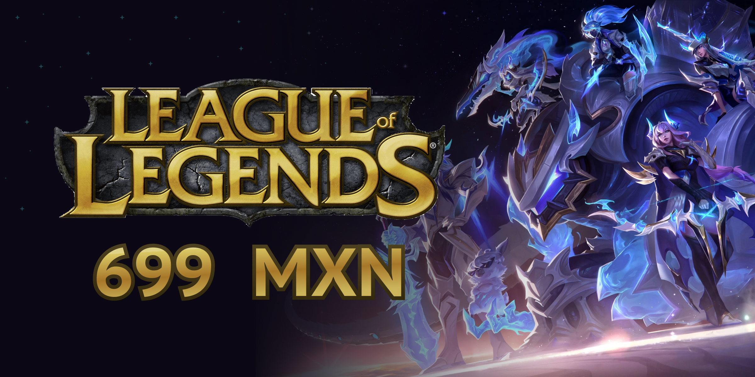 League of Legends Gift Card 699 MXN