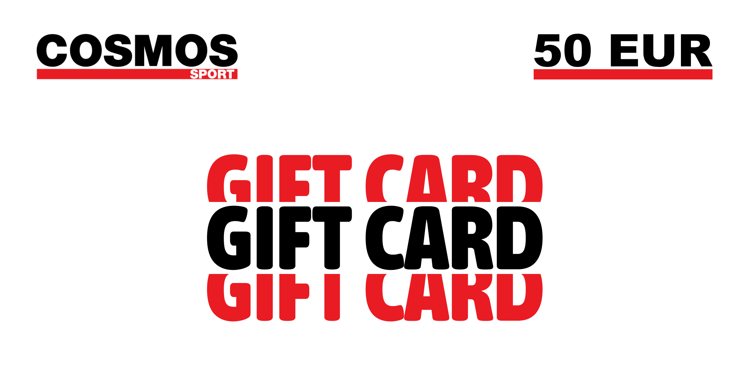 COSMOS SPORT Gift Card 50 EUR