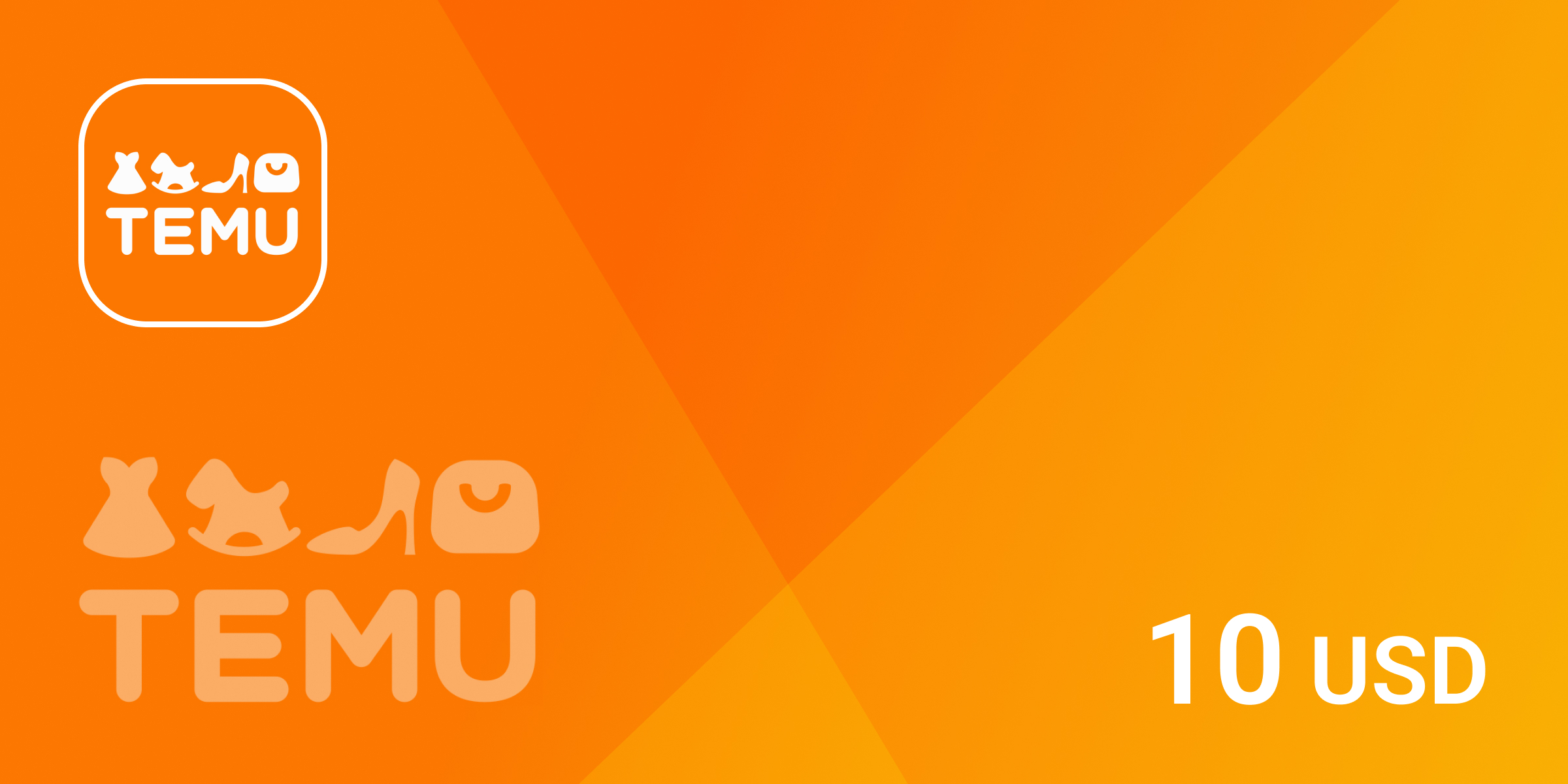 Temu Gift Card 10 USD