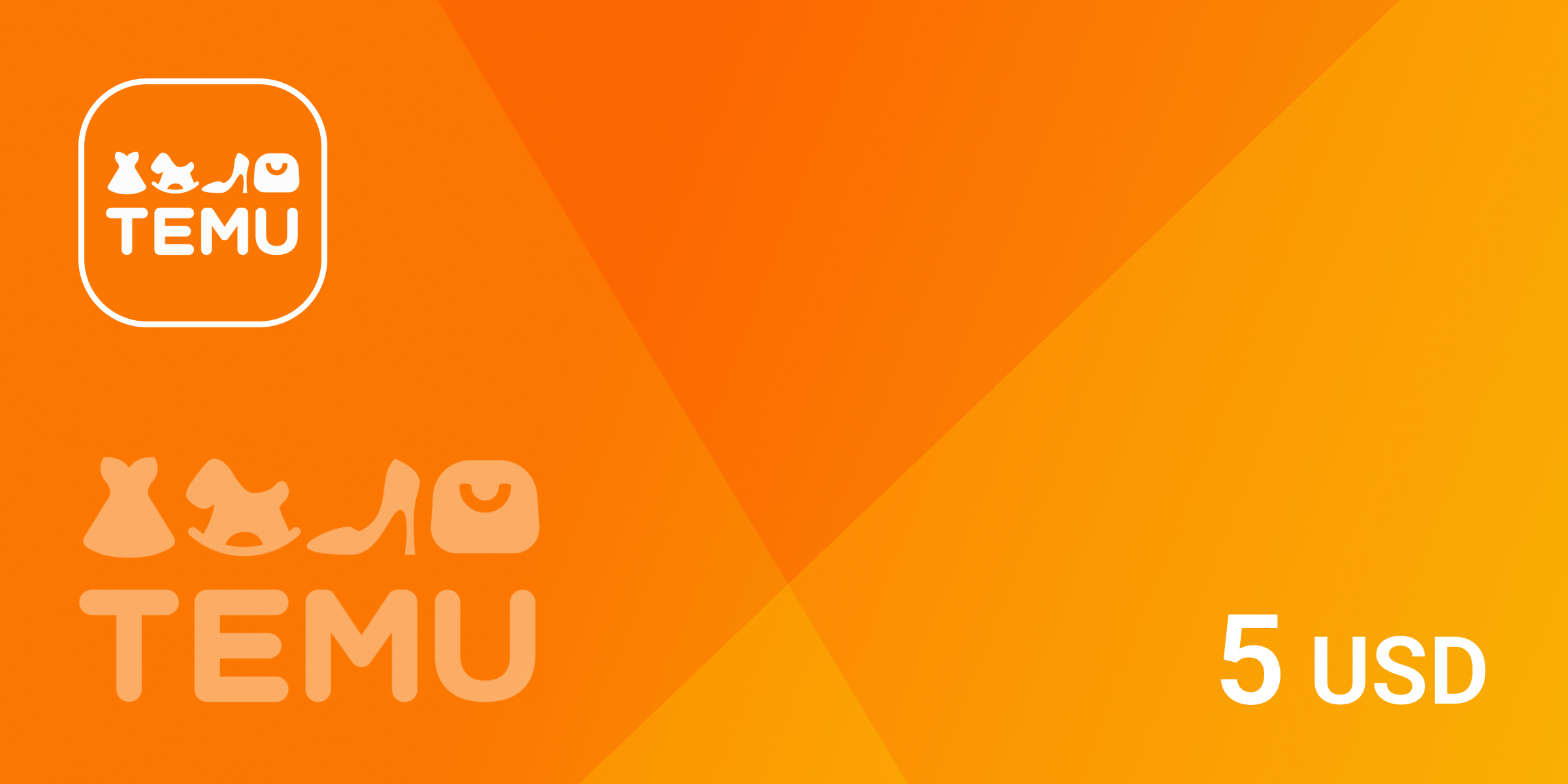 Temu Gift Card 5 USD