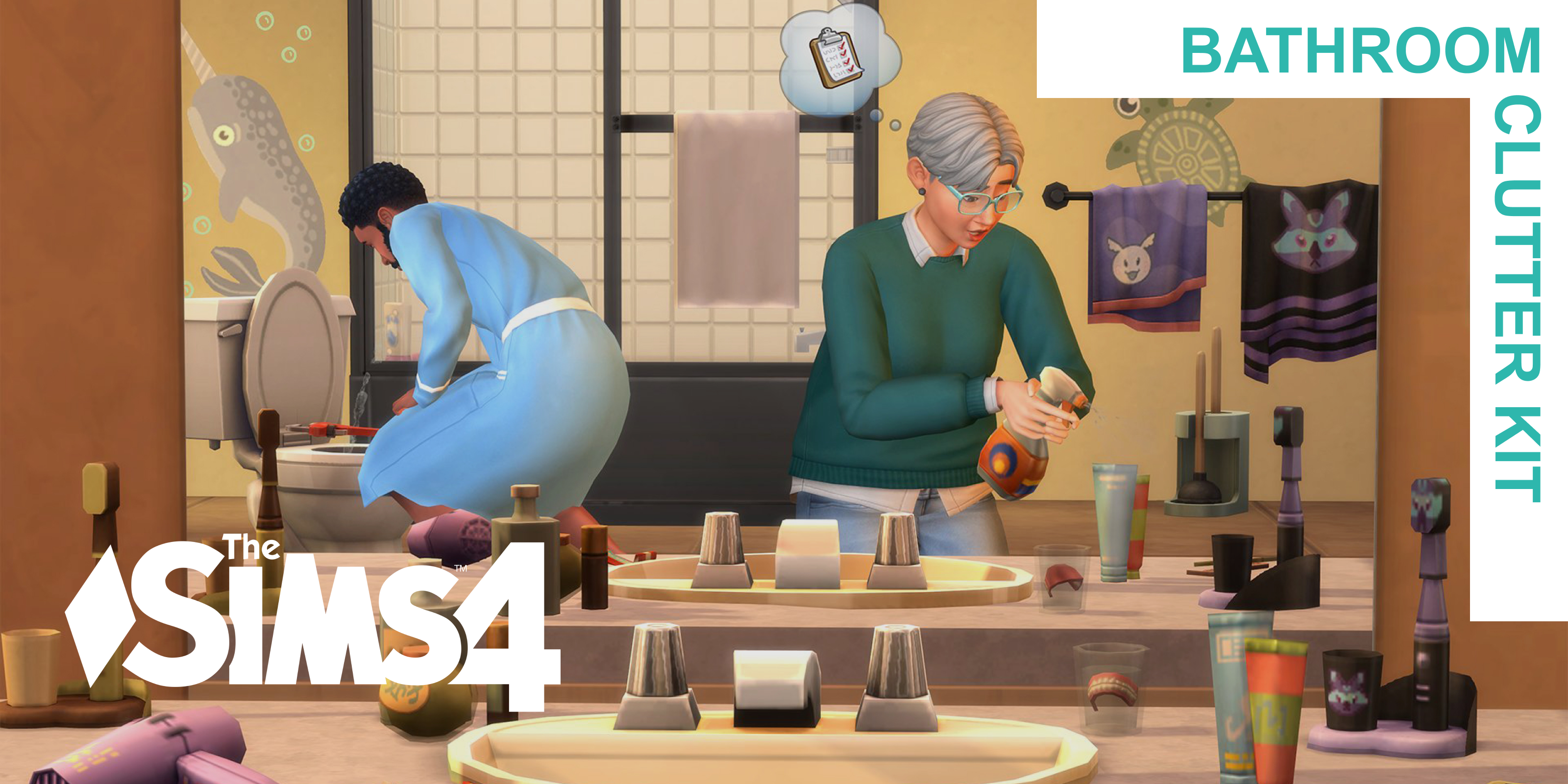 The Sims 4 Bathroom Clutter Kit (PC)