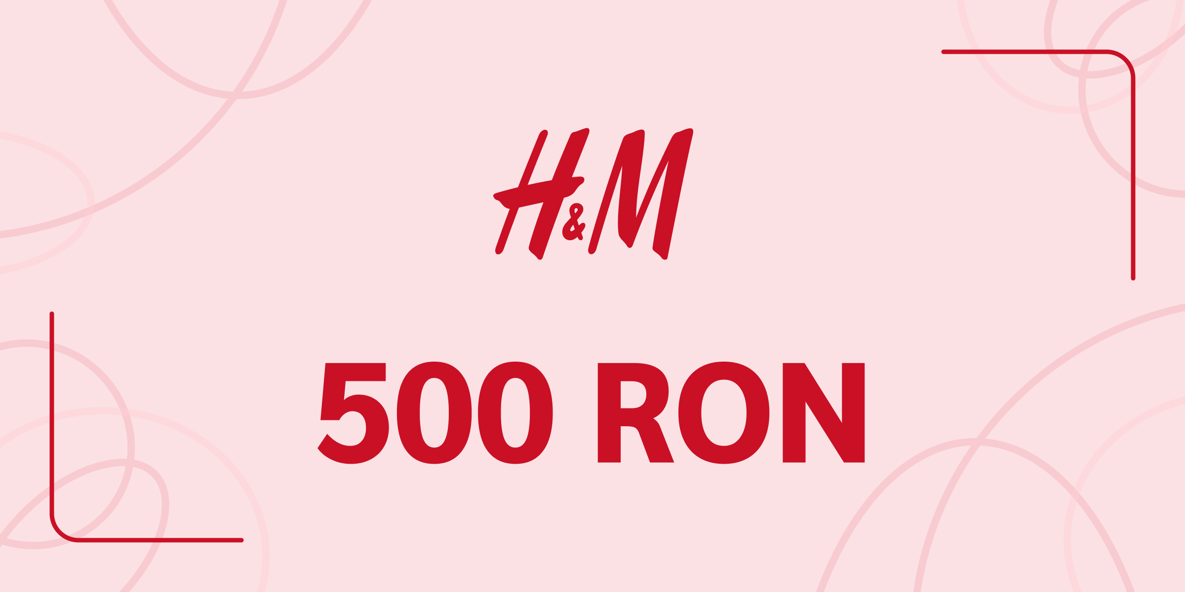 H and M Gift Card 500 RON