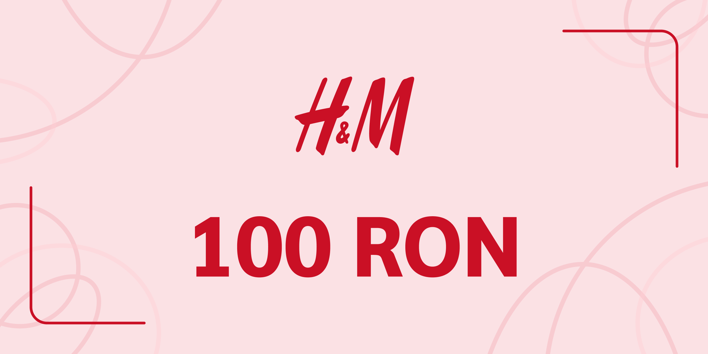 H and M Gift Card 100 RON