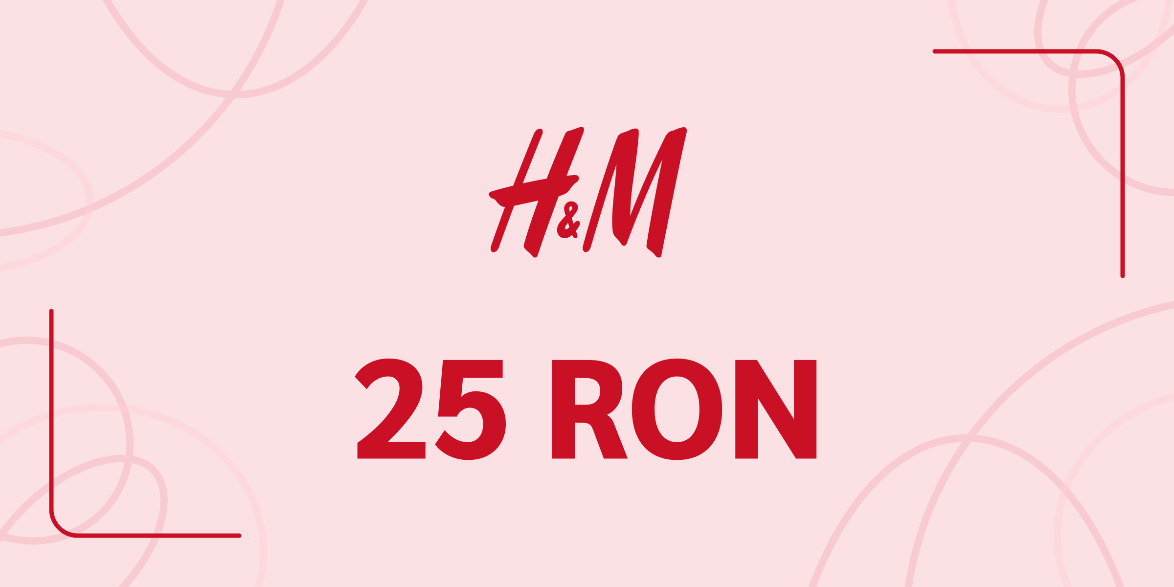 H and M Gift Card 25 RON