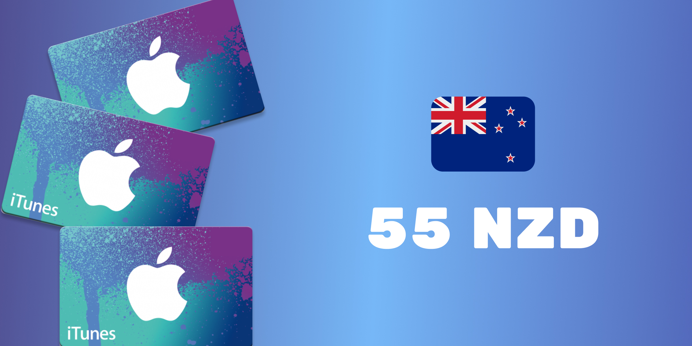 Apple iTunes Gift Card 55 NZD