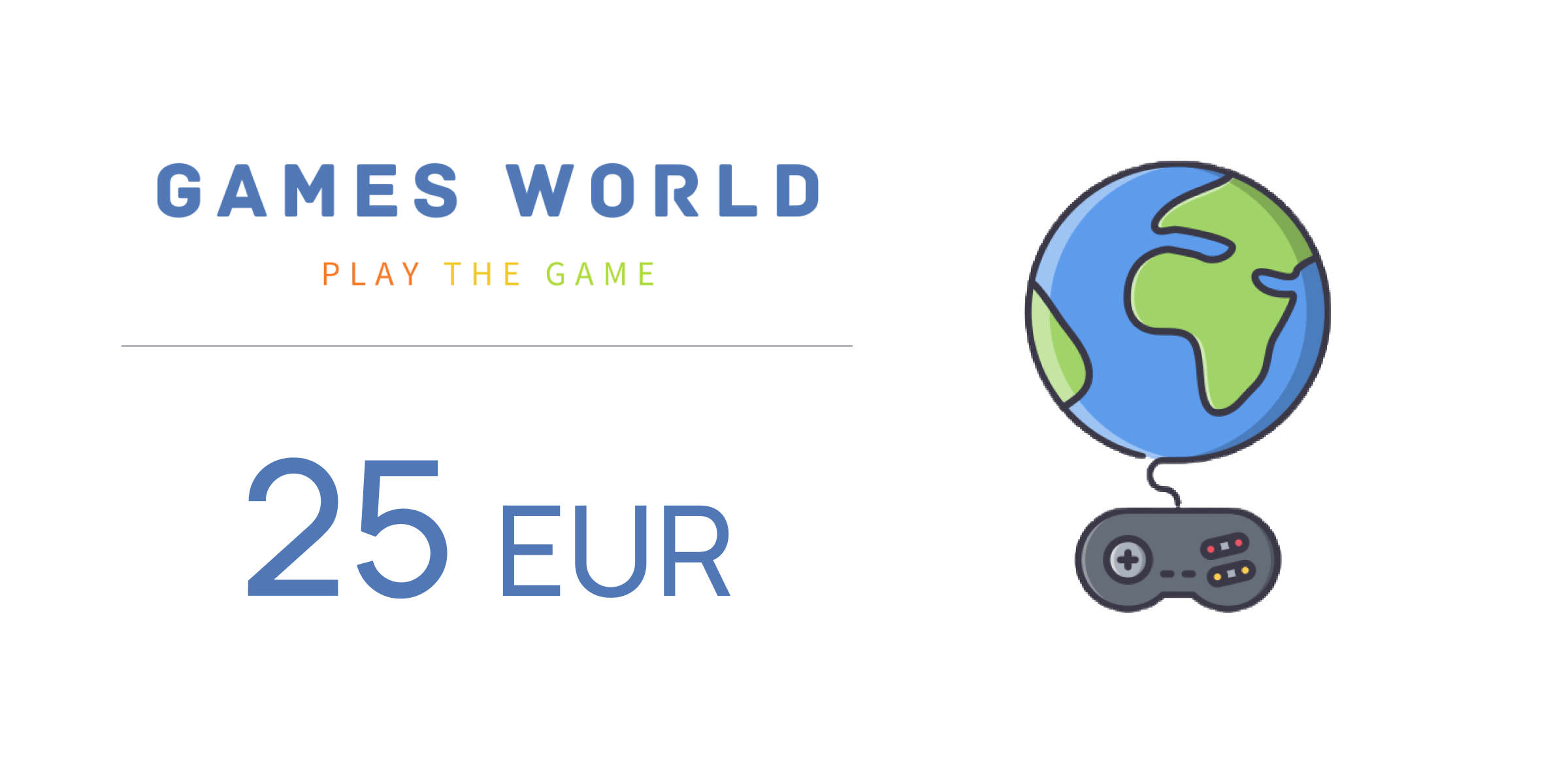 Game World Gift Card 25 EUR