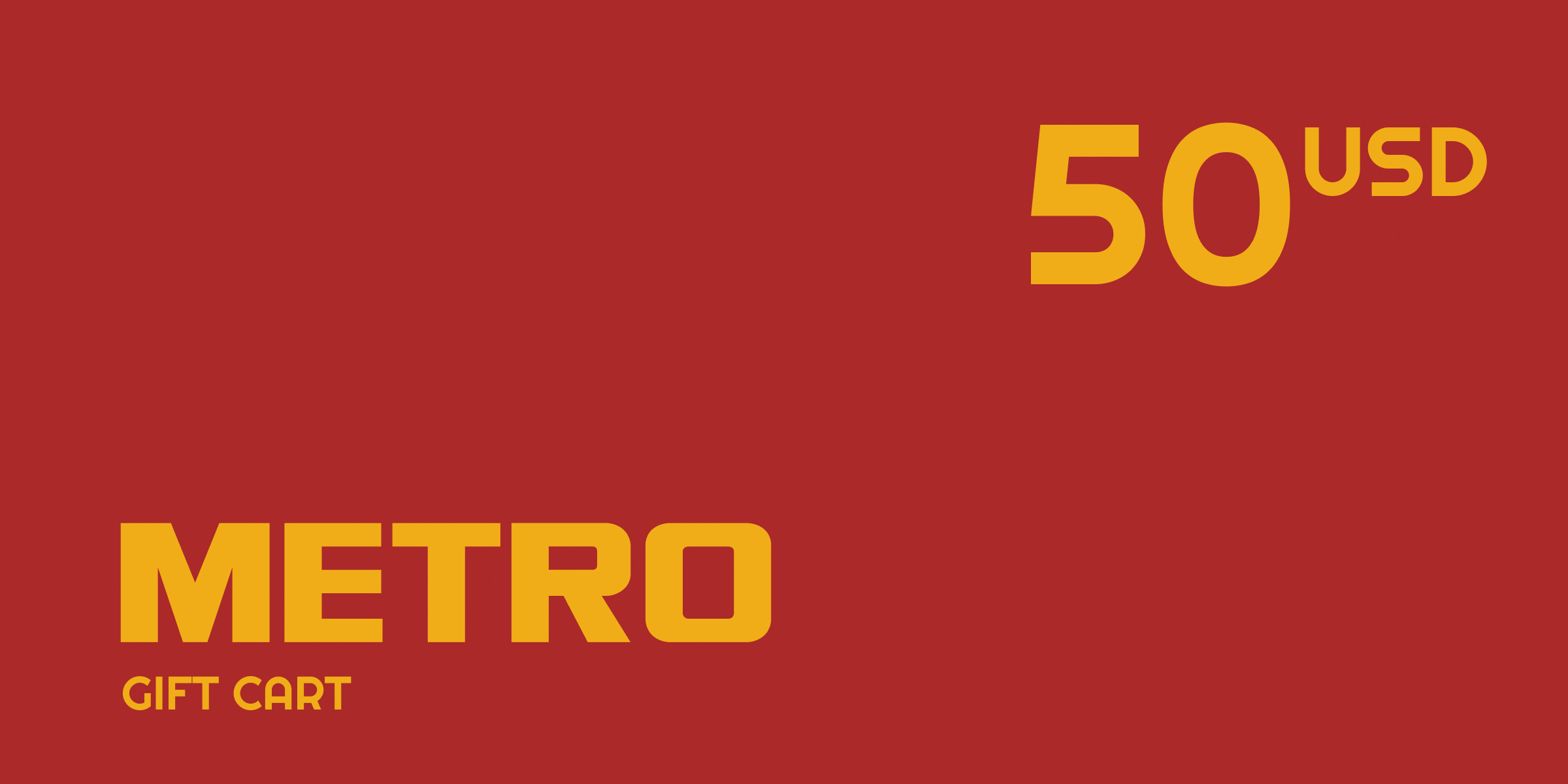 METRO Gift Card 50 USD