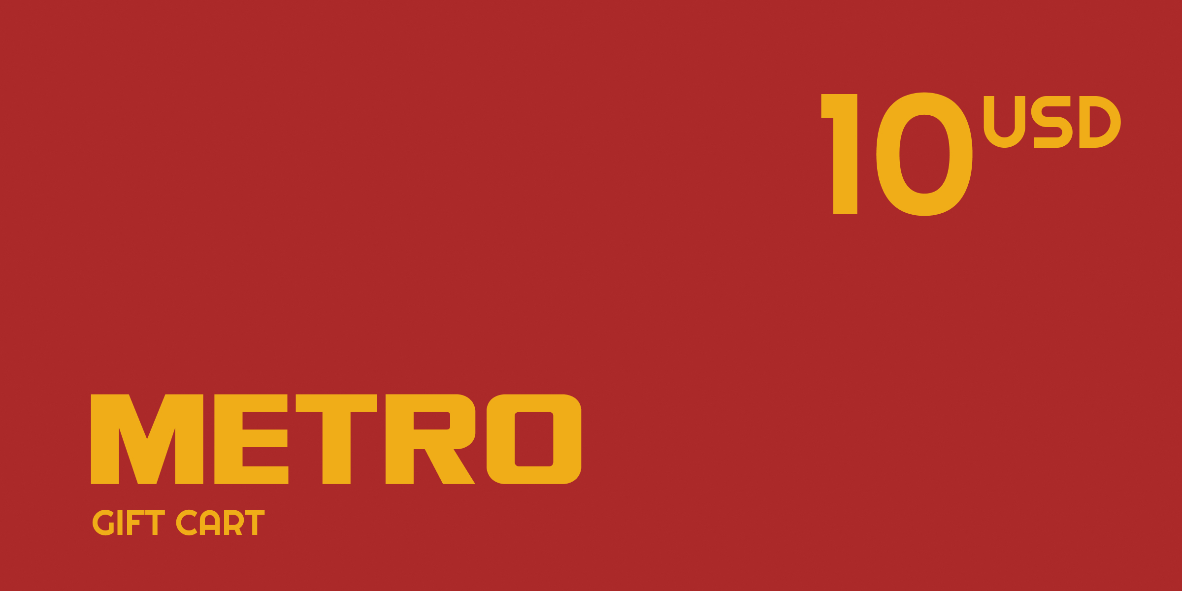 METRO Gift Card 10 USD
