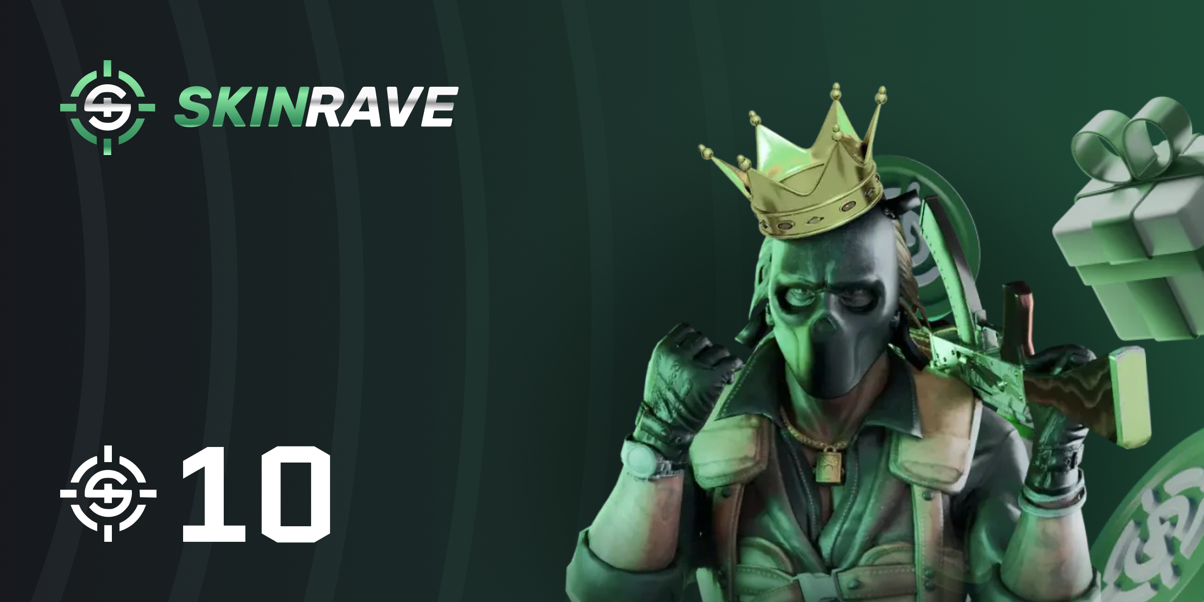 SkinRave gg 10 Tokens Gift Card
