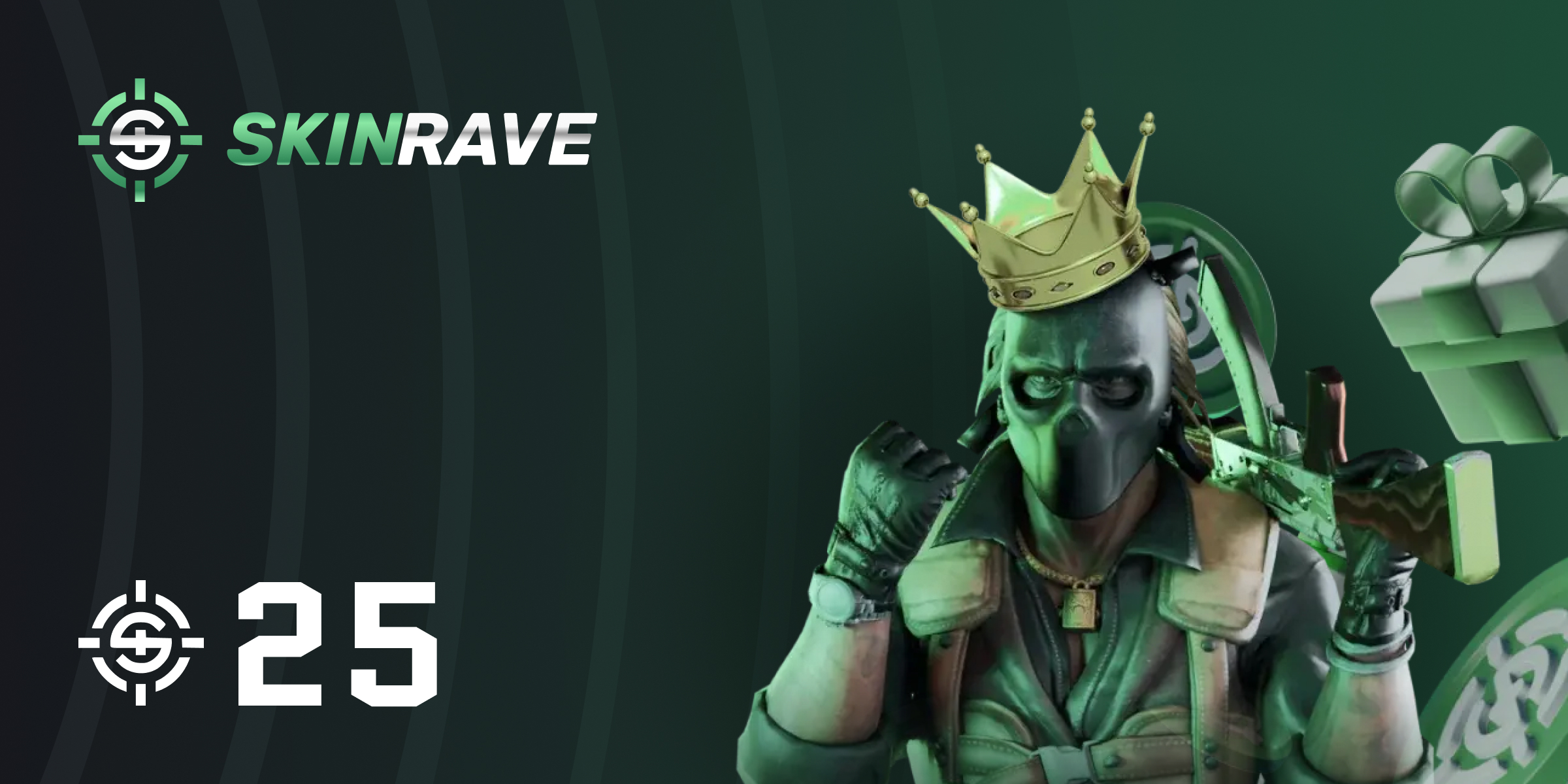 SkinRave gg 25 Tokens Gift Card