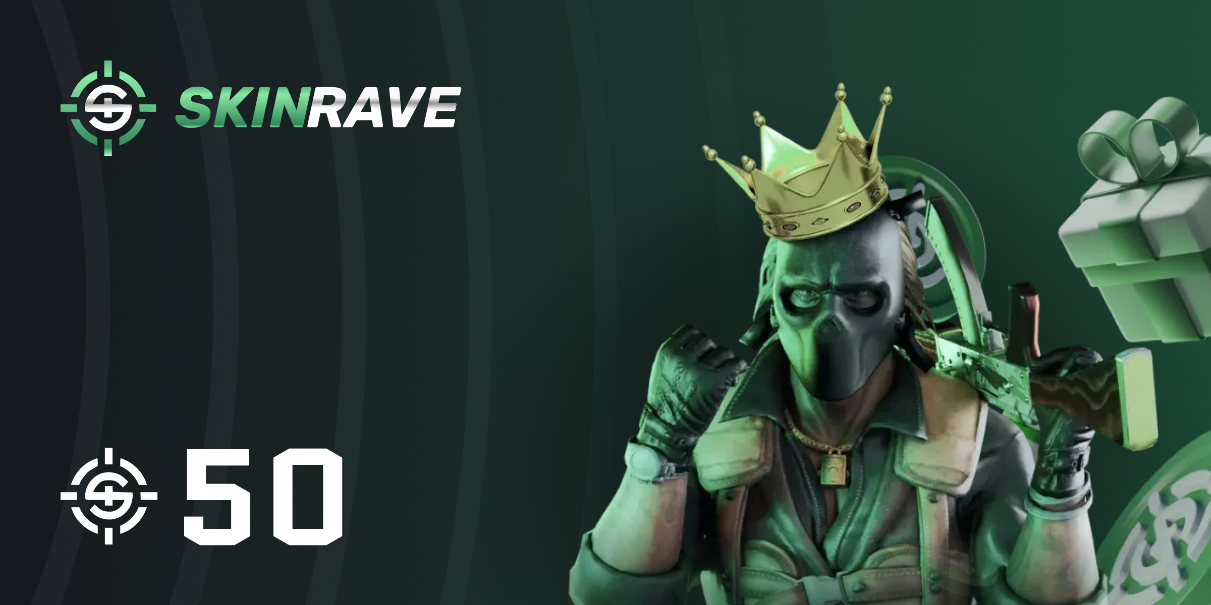 SkinRave gg 50 Tokens Gift Card