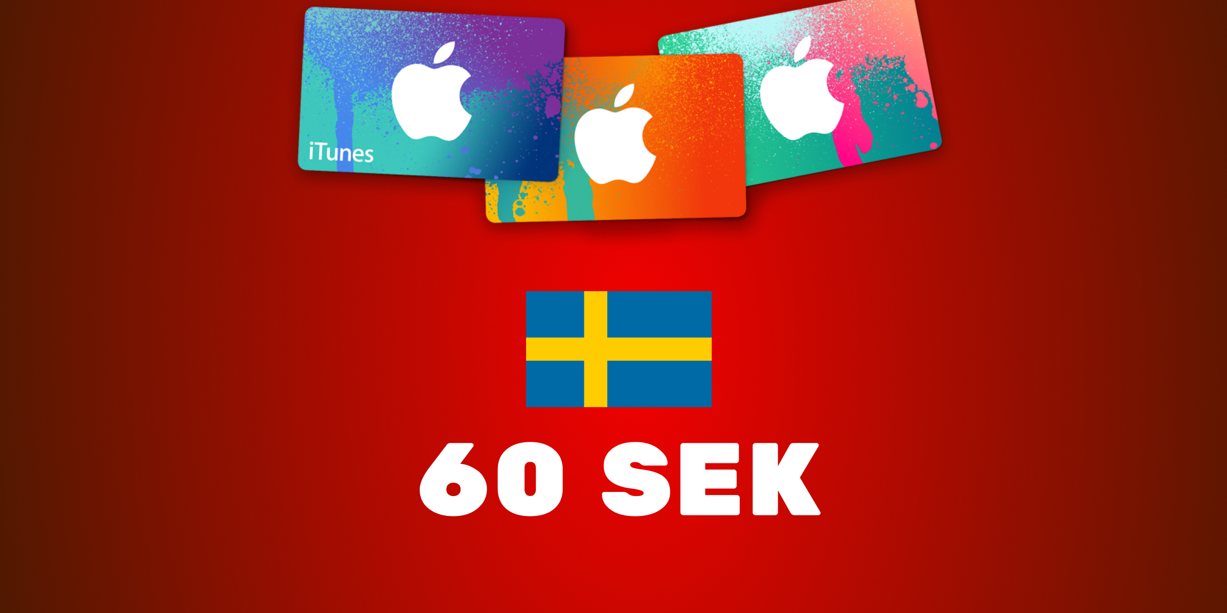 Apple iTunes Gift Card 60 SEK