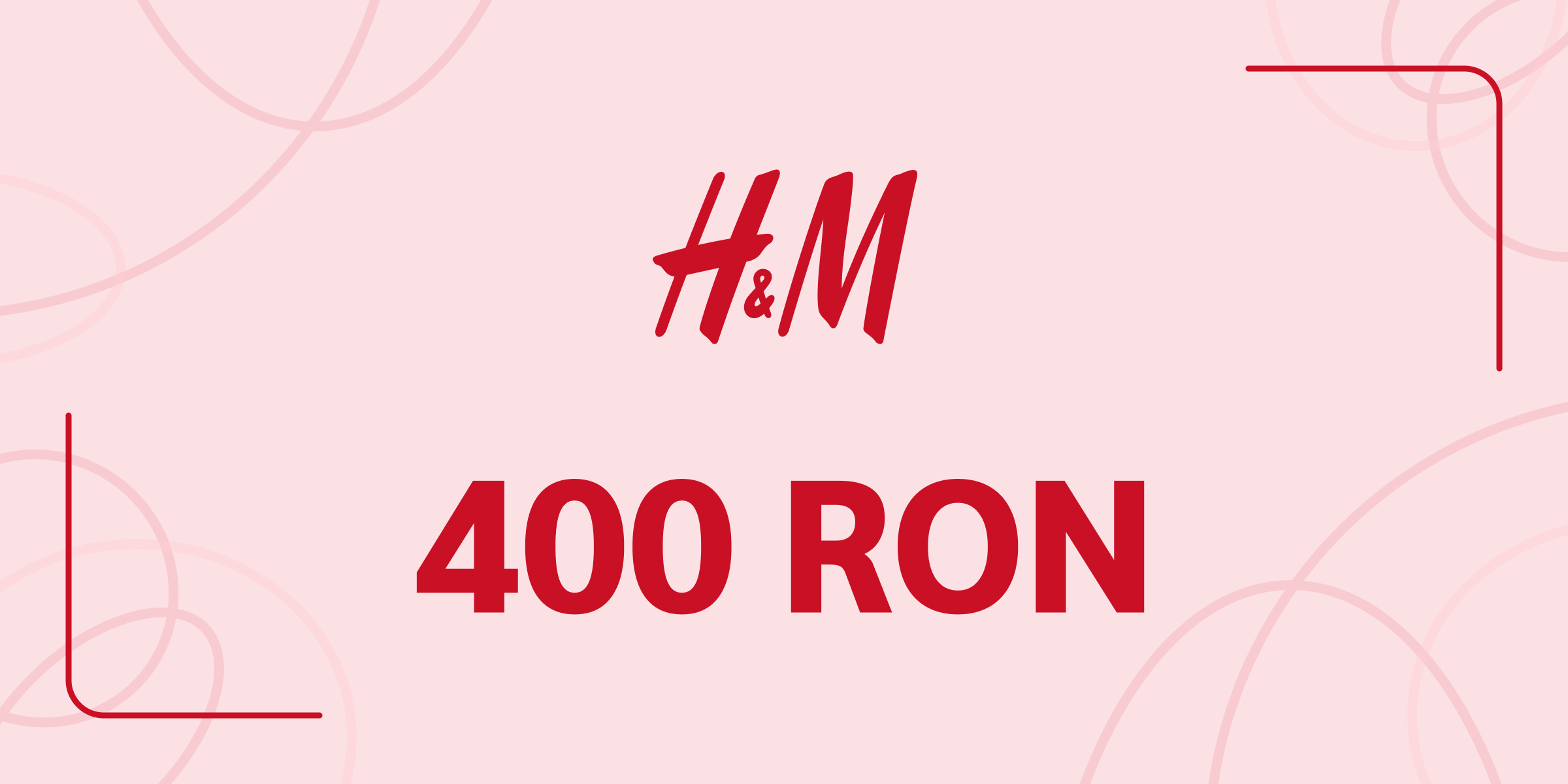 H and M Gift Card 400 RON