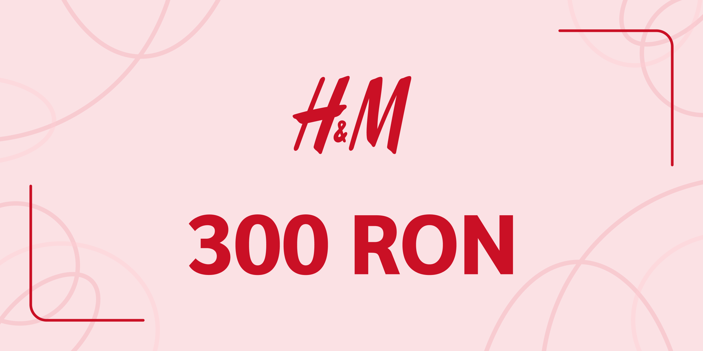 H and M Gift Card 300 RON