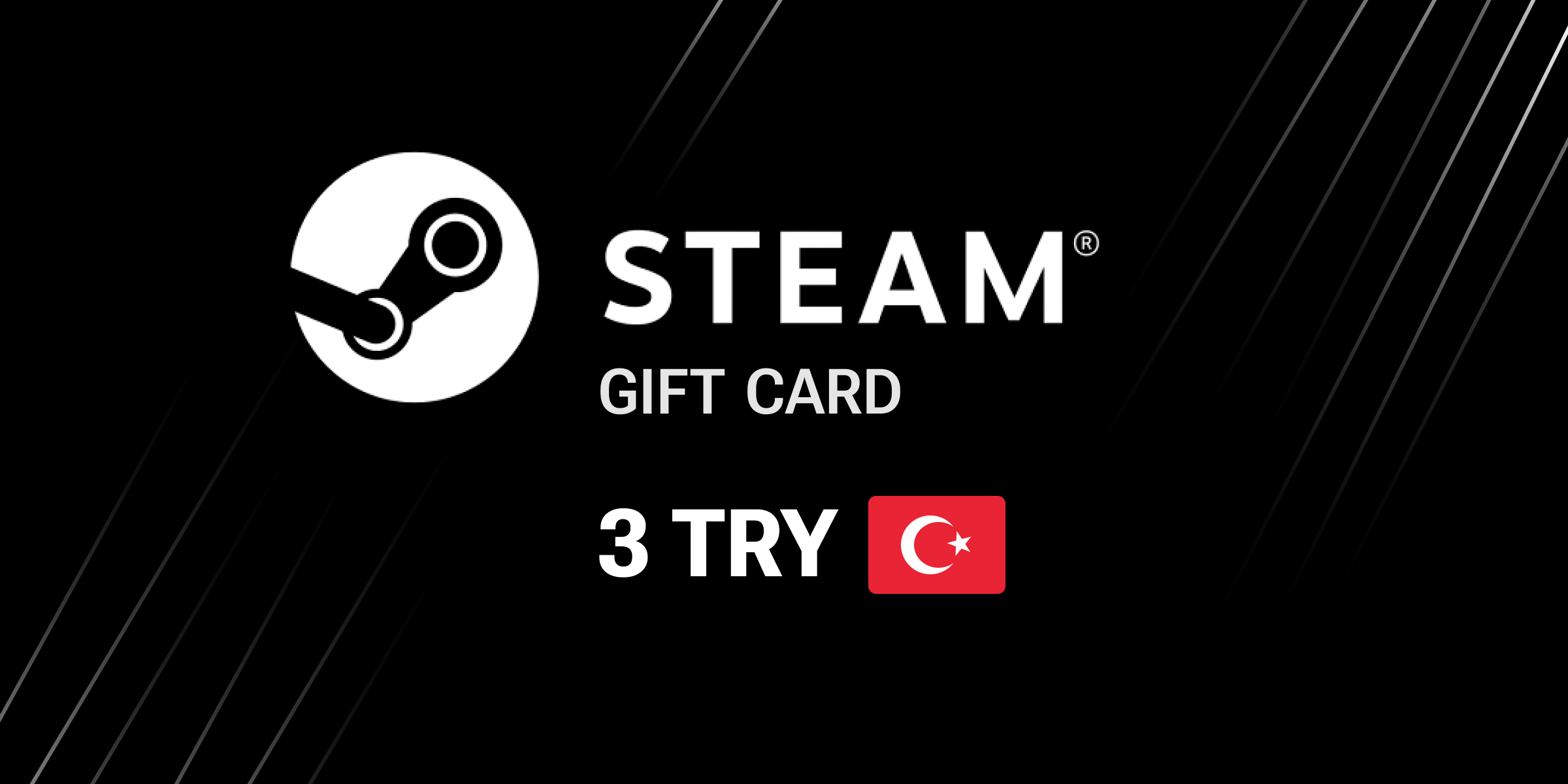 Steam Gift Card 3 TRY