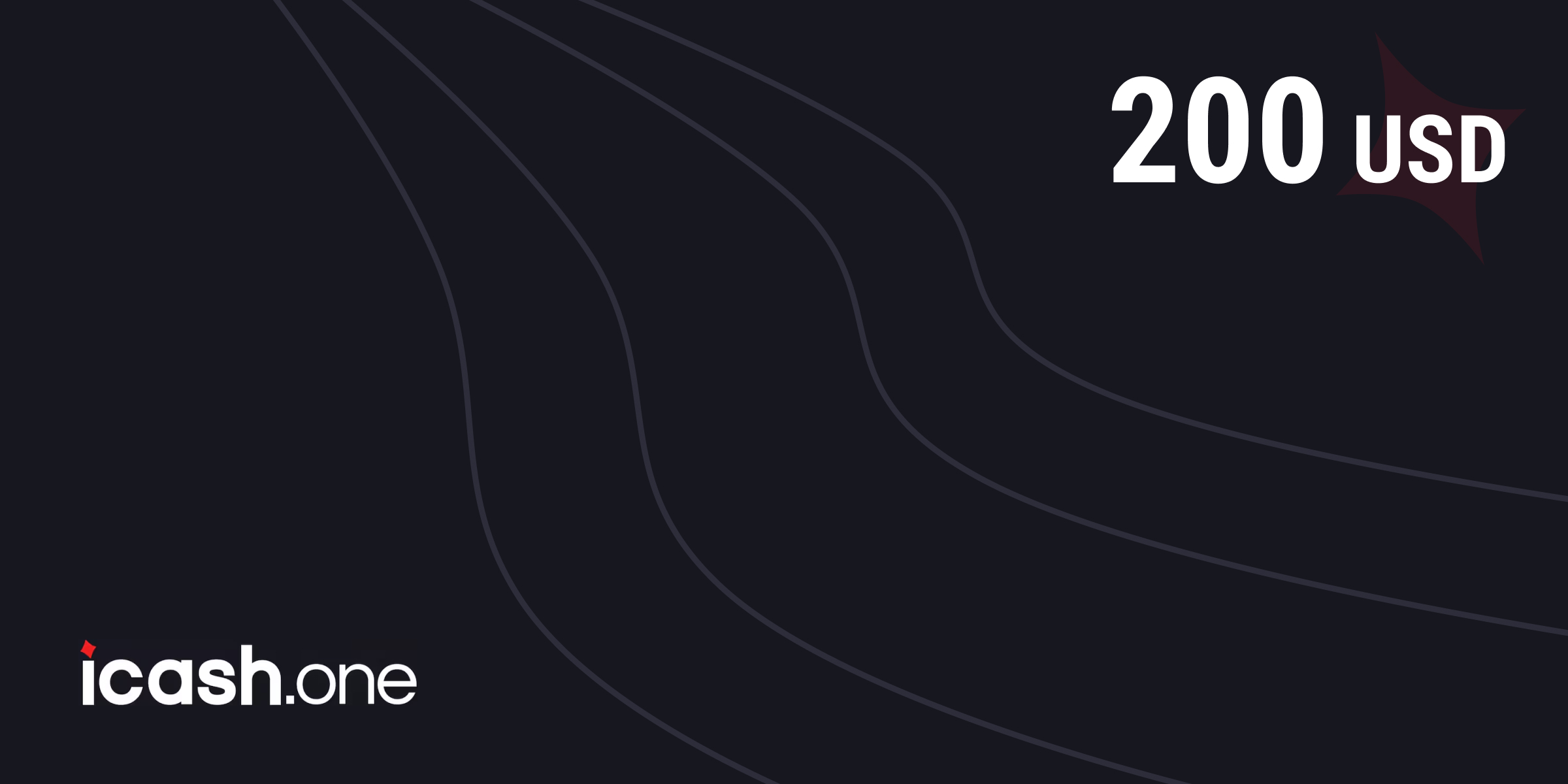 iCash One Gift Card 200 USD