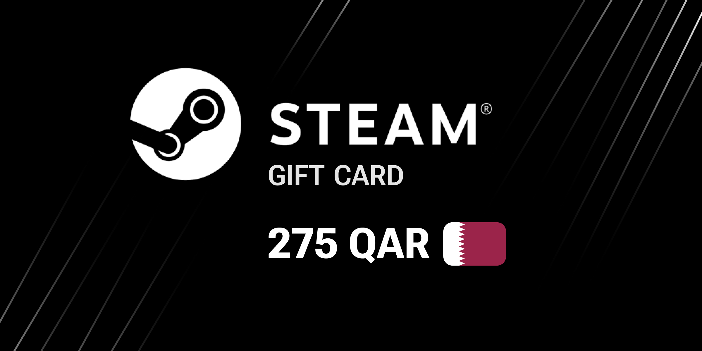 Steam Gift Card 275 QAR