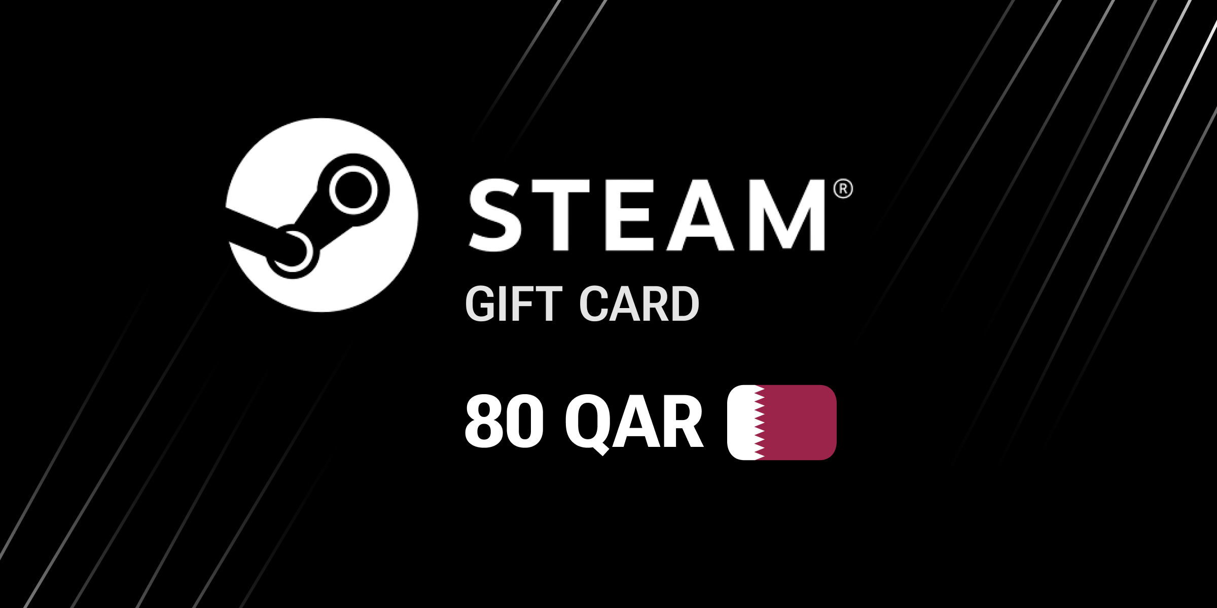 Steam Gift Card 80 QAR