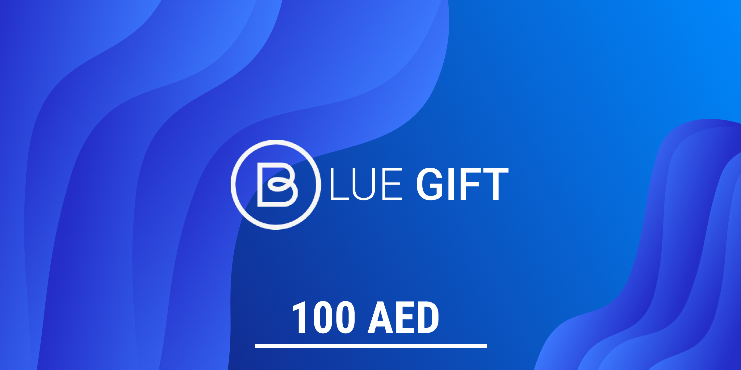 Blue Prepaid Gift Card 100 AED
