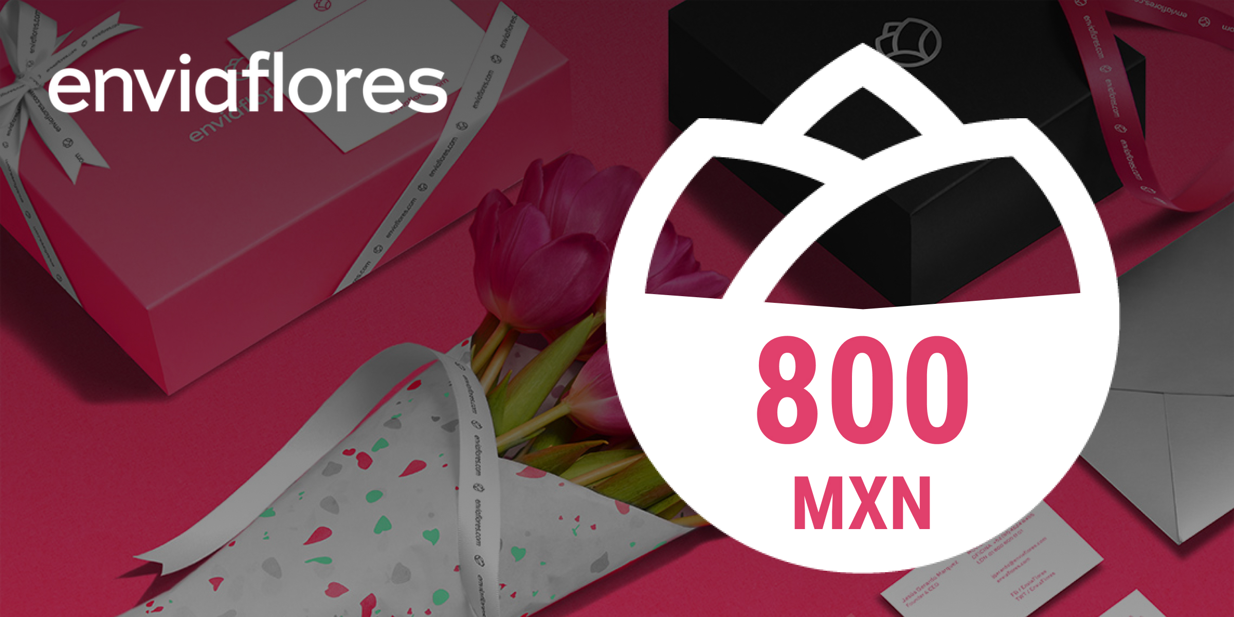 EnviaFlores Gift Card 800 MXN