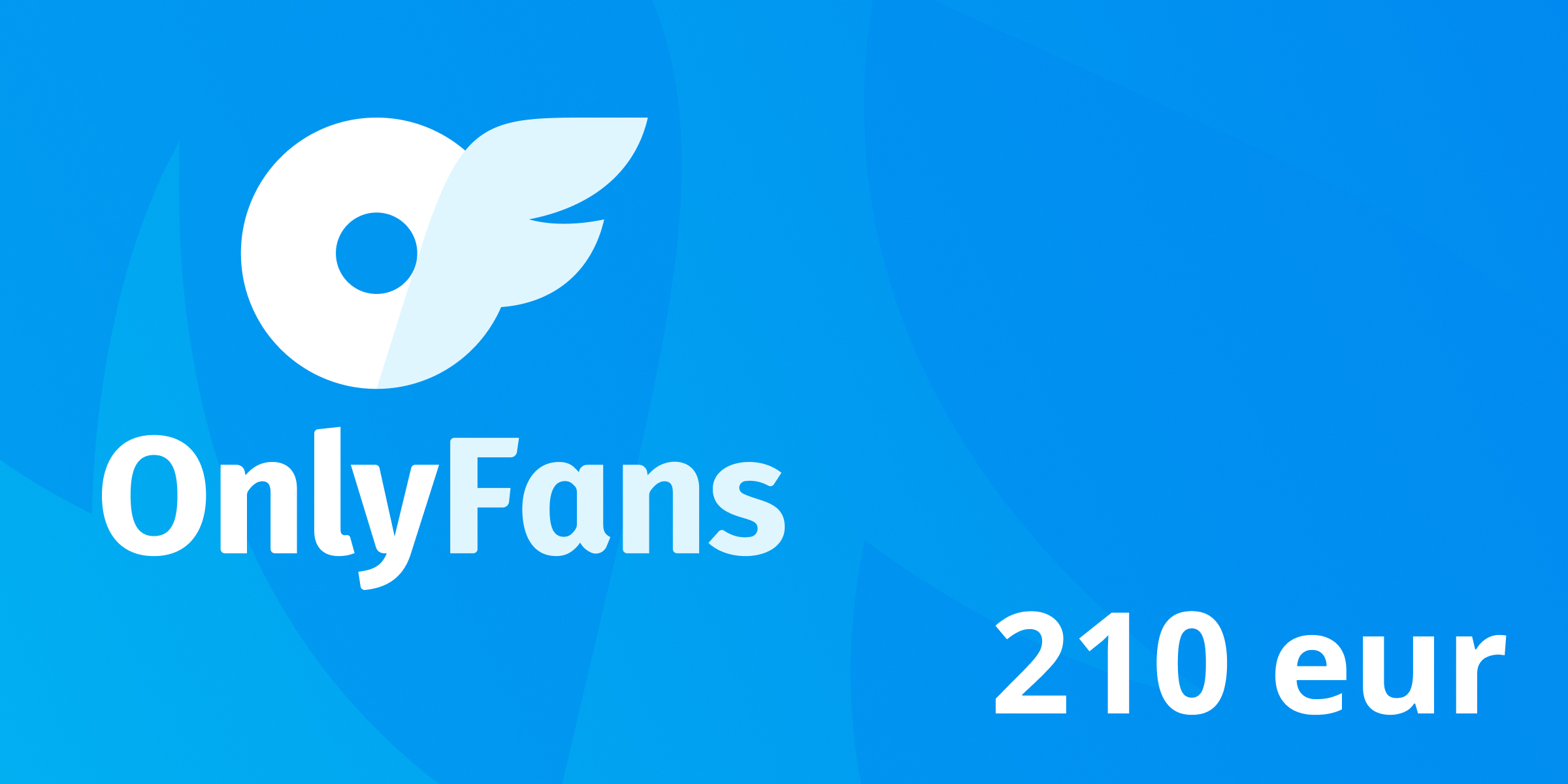 OnlyFans Gift Card 210 EUR