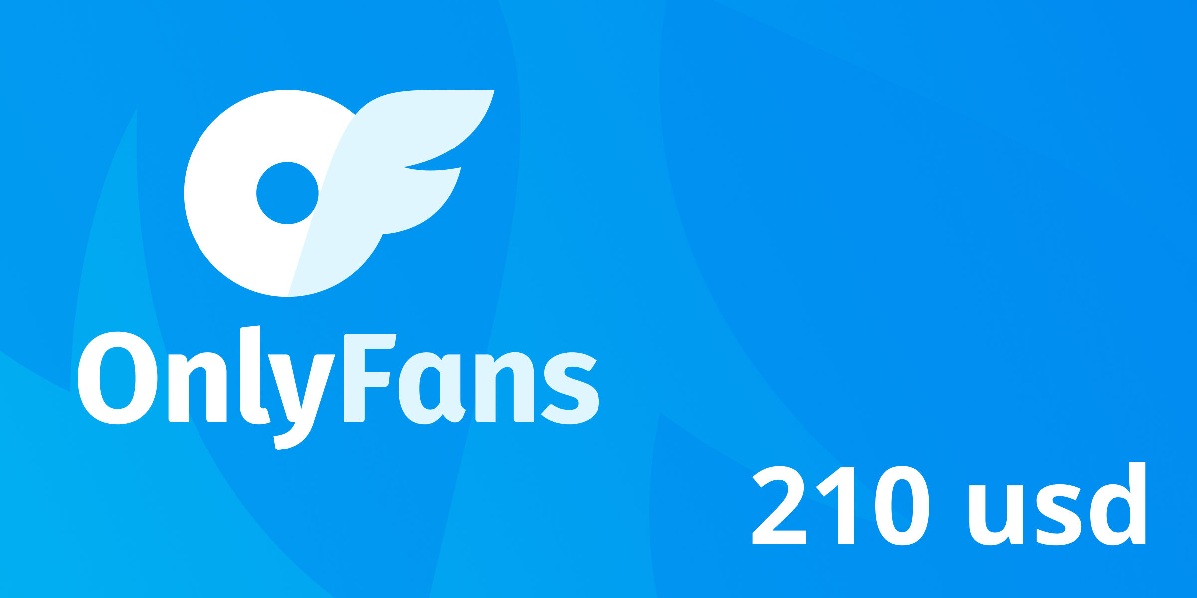 OnlyFans Gift Card 210 USD