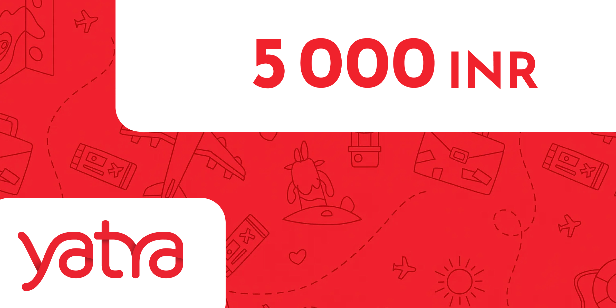 Yatra Gift Card 5000 INR