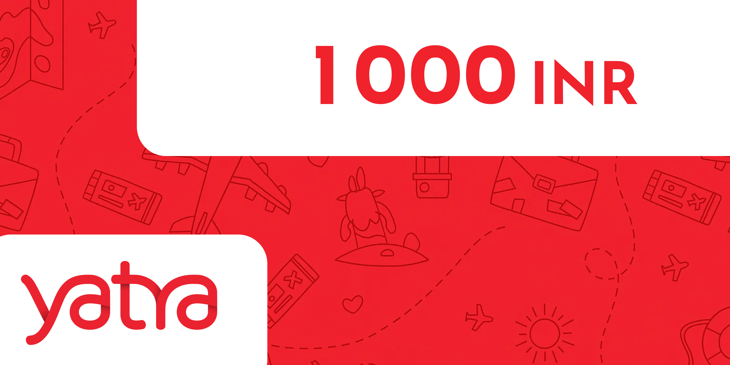 Yatra Gift Card 1000 INR