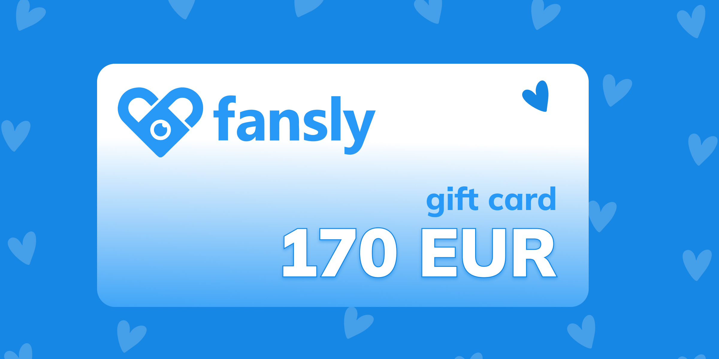 Fansly Gift Card 170 EUR