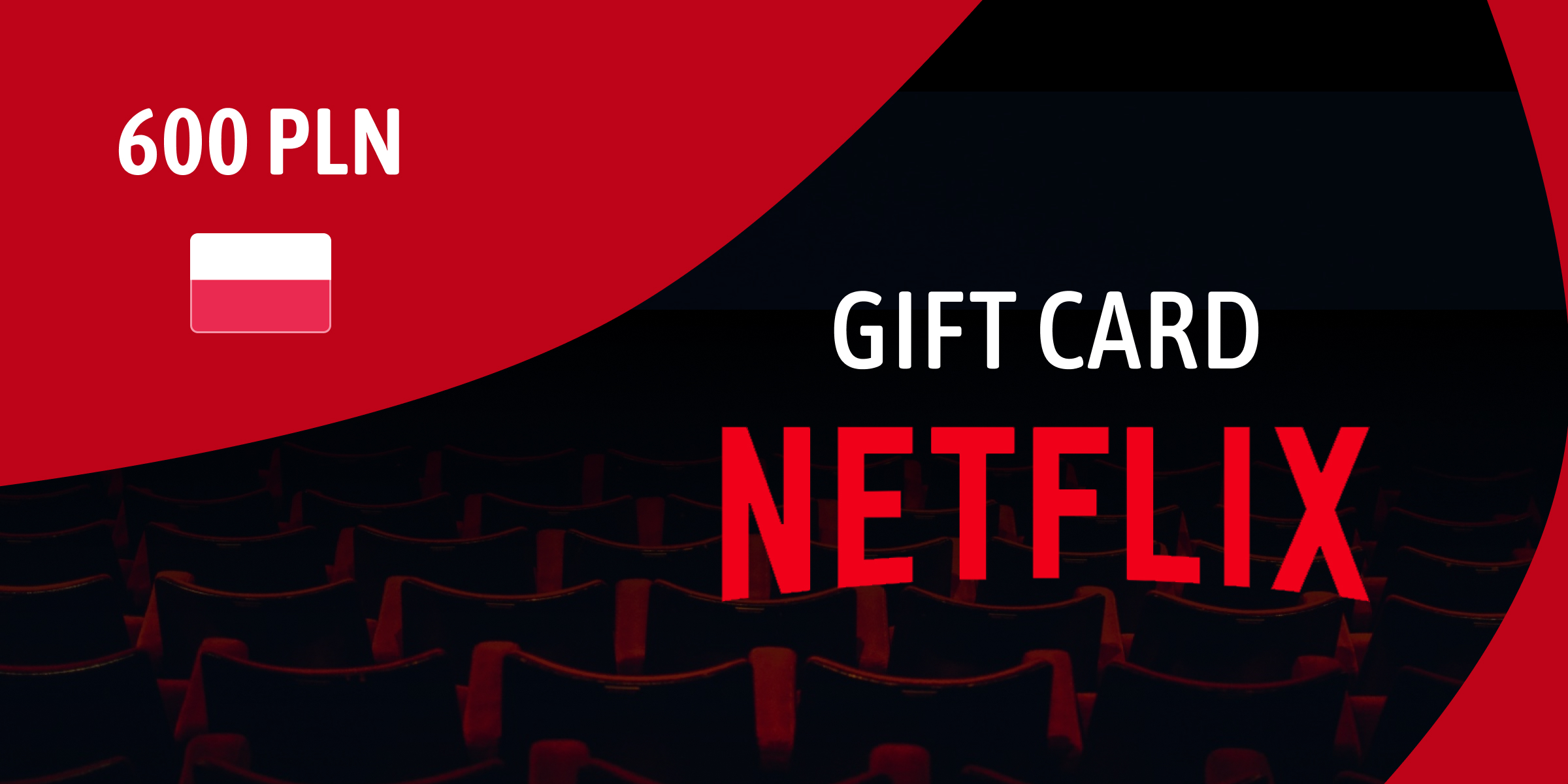 Netflix Gift Card 600 PLN