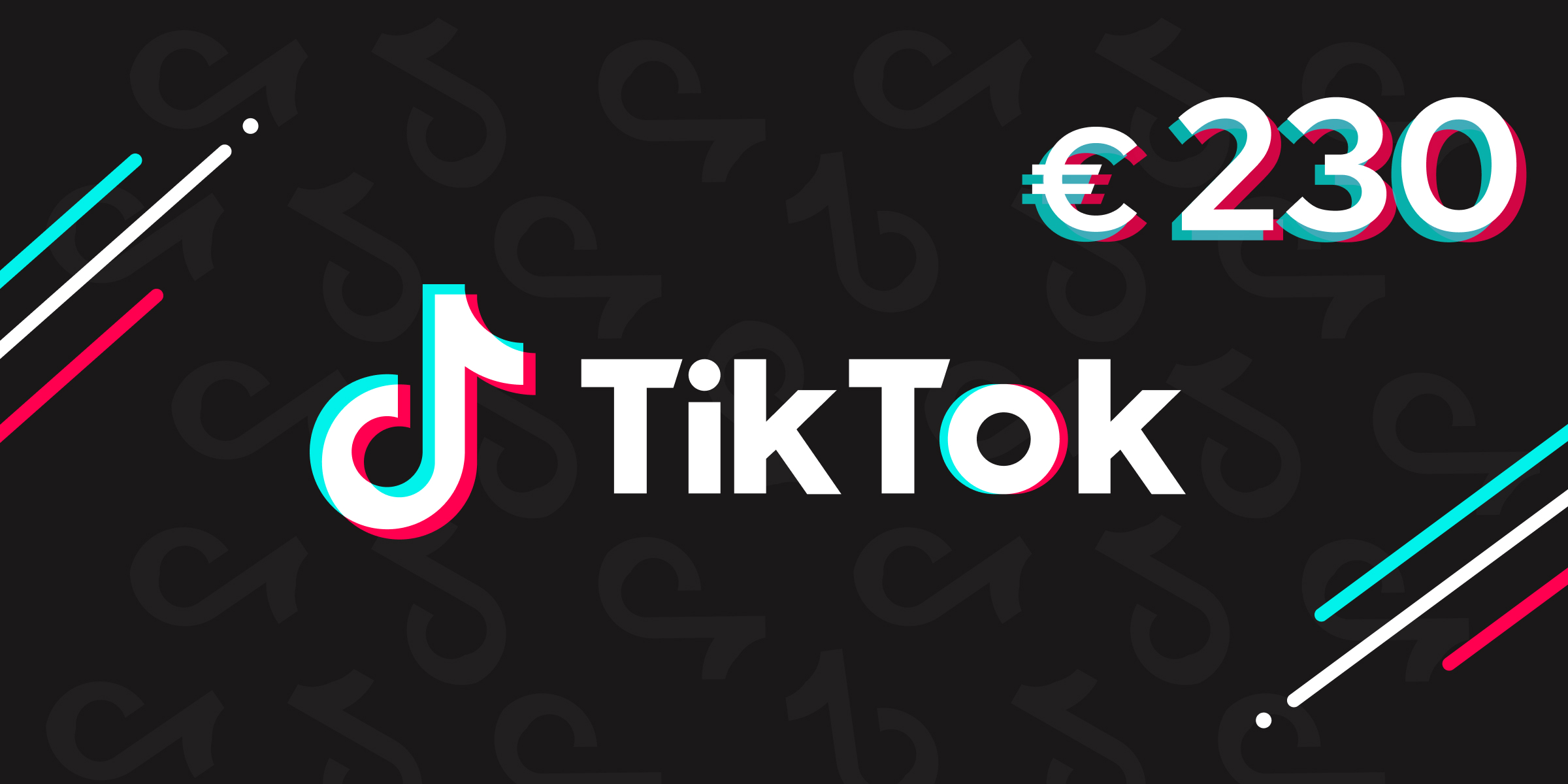 TikTok Gift Card 230 EUR