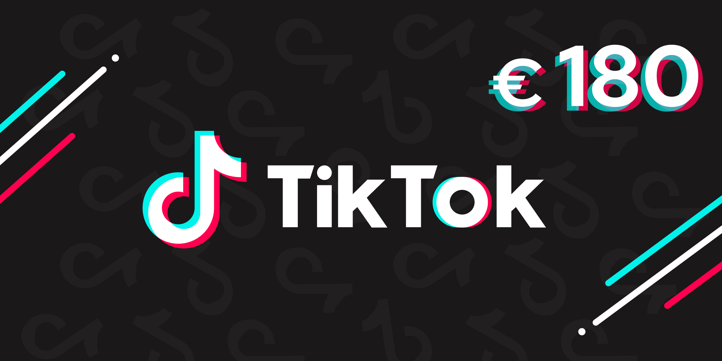 TikTok Gift Card 180 EUR