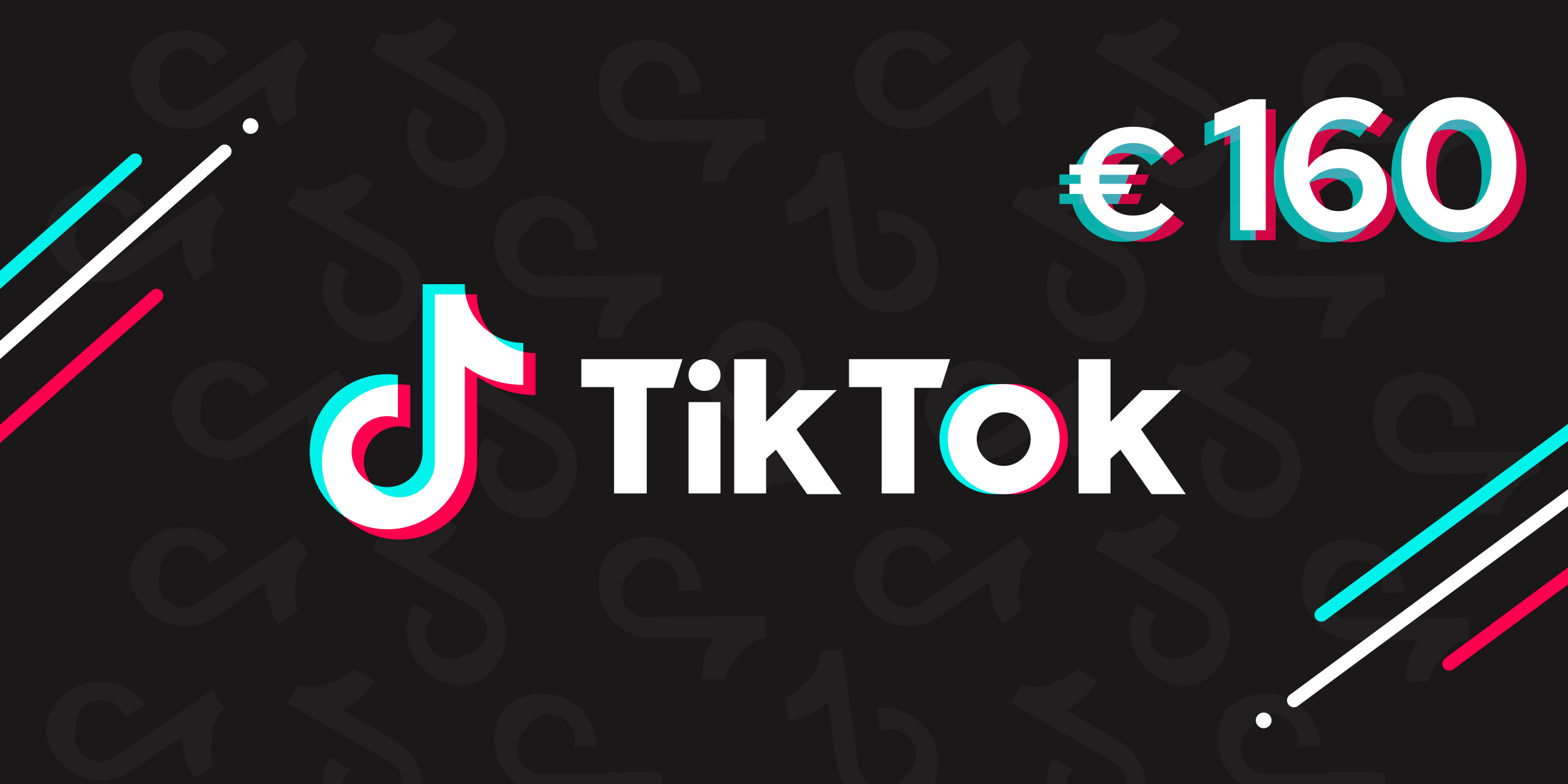 TikTok Gift Card 160 EUR