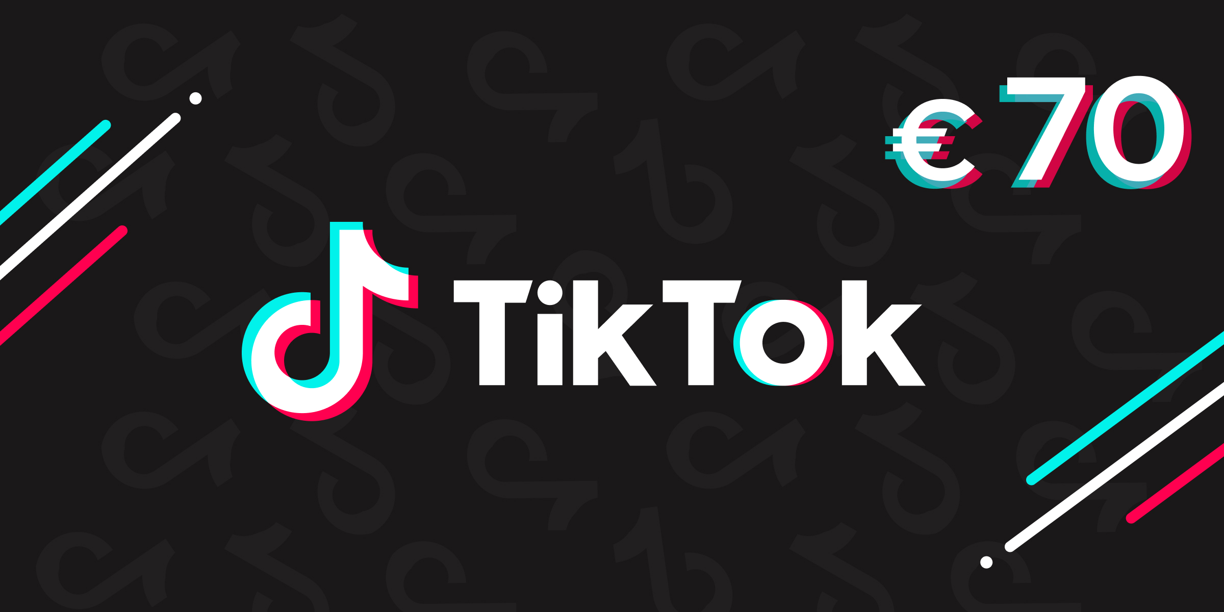 TikTok Gift Card 70 EUR