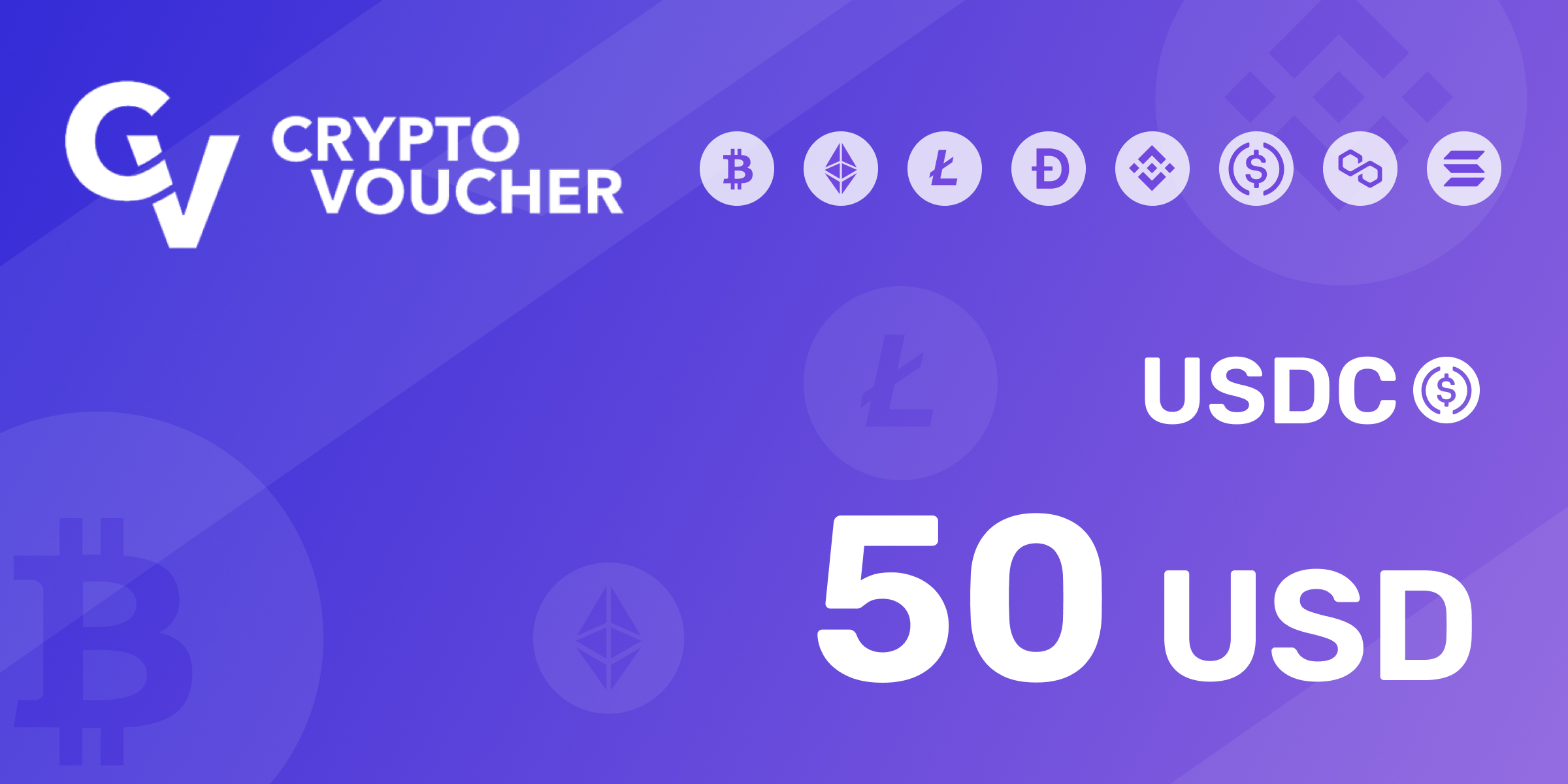 Crypto Voucher USDC 50 USD