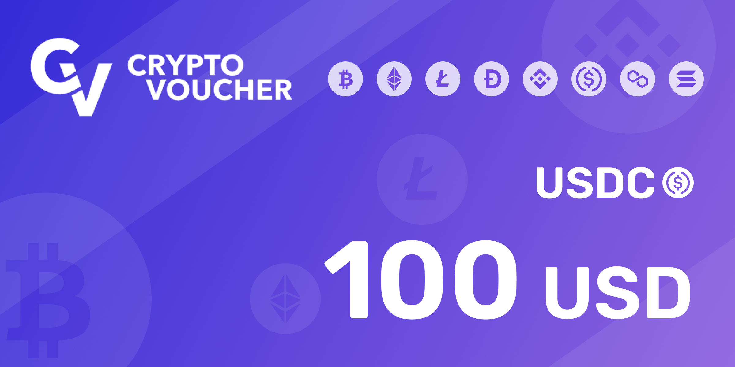 Crypto Voucher USDC 100 USD