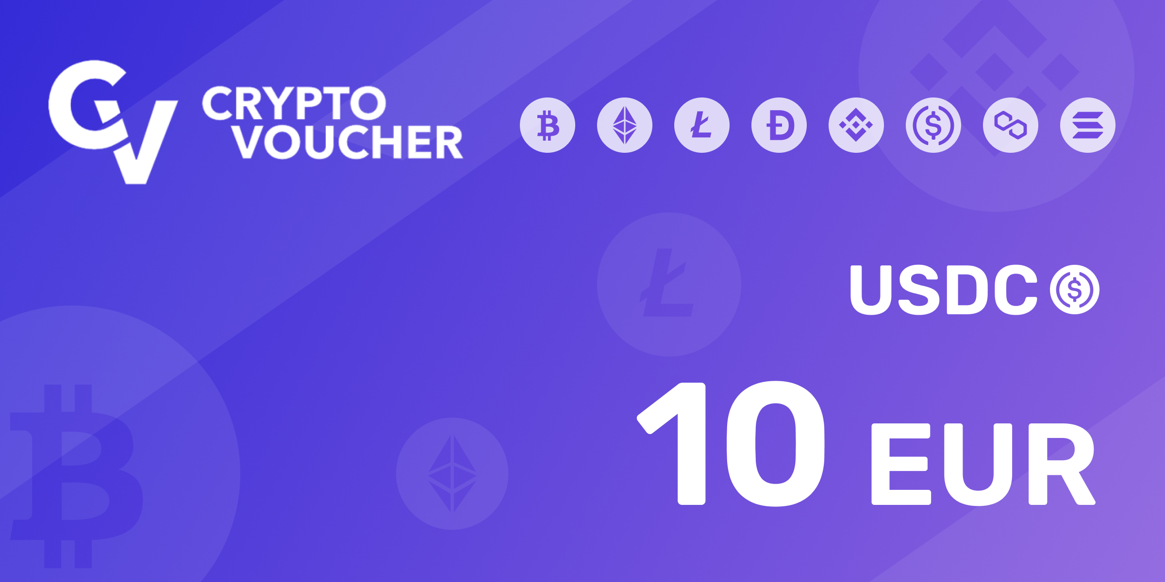 Crypto Voucher USDC 10 EUR