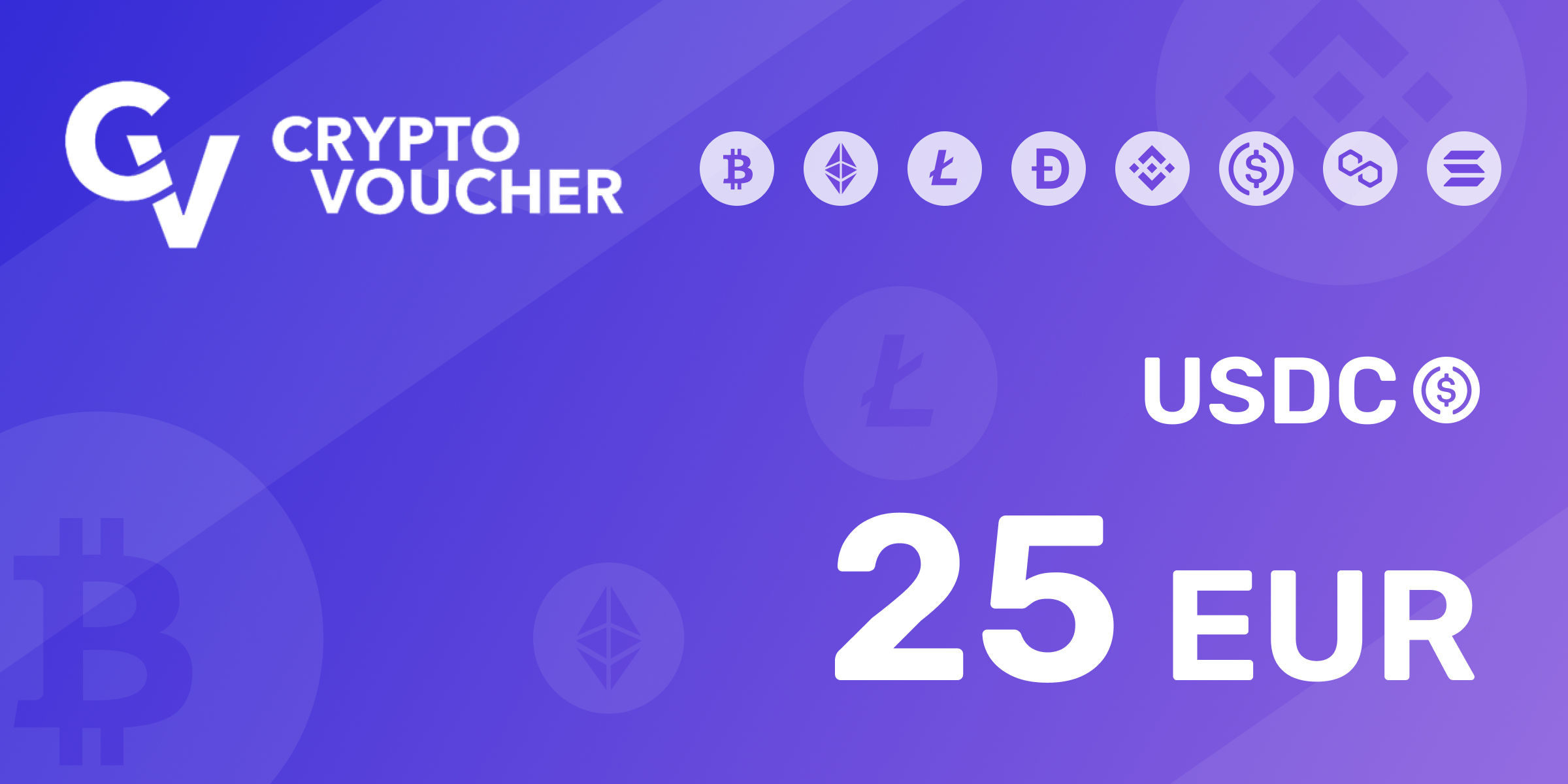 Crypto Voucher USDC 25 EUR