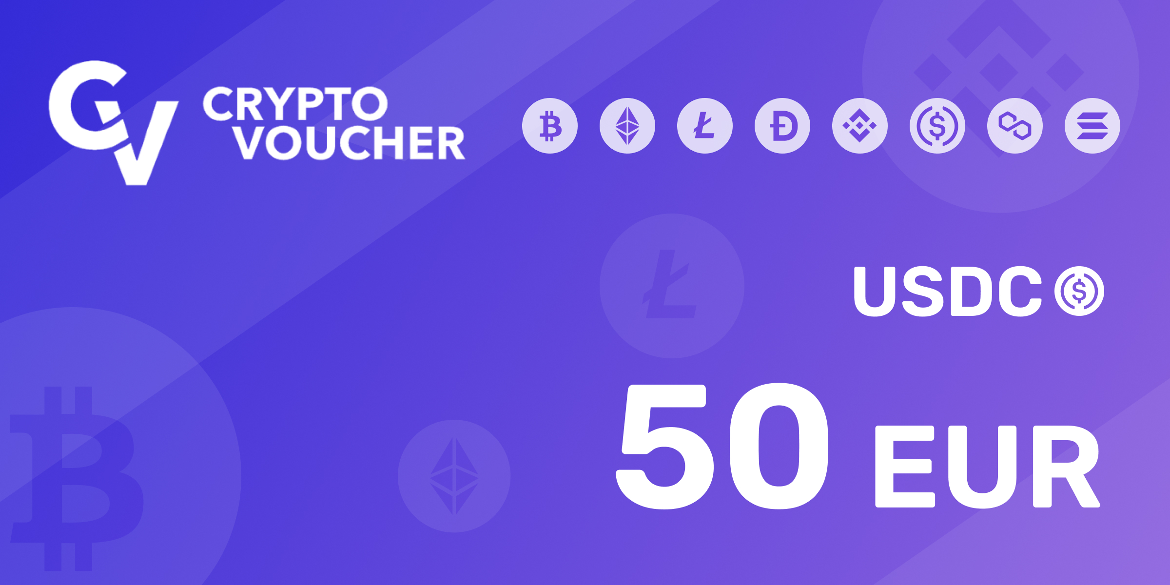 Crypto Voucher USDC 50 EUR