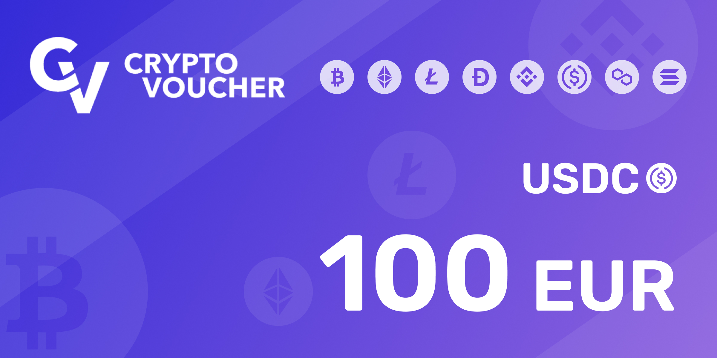 Crypto Voucher USDC 100 EUR