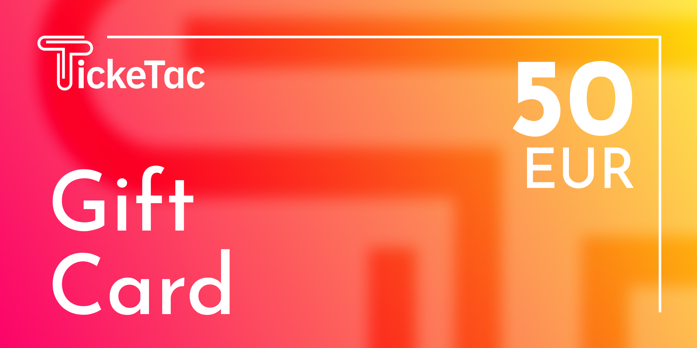 Ticketac Gift Cards 50 EUR